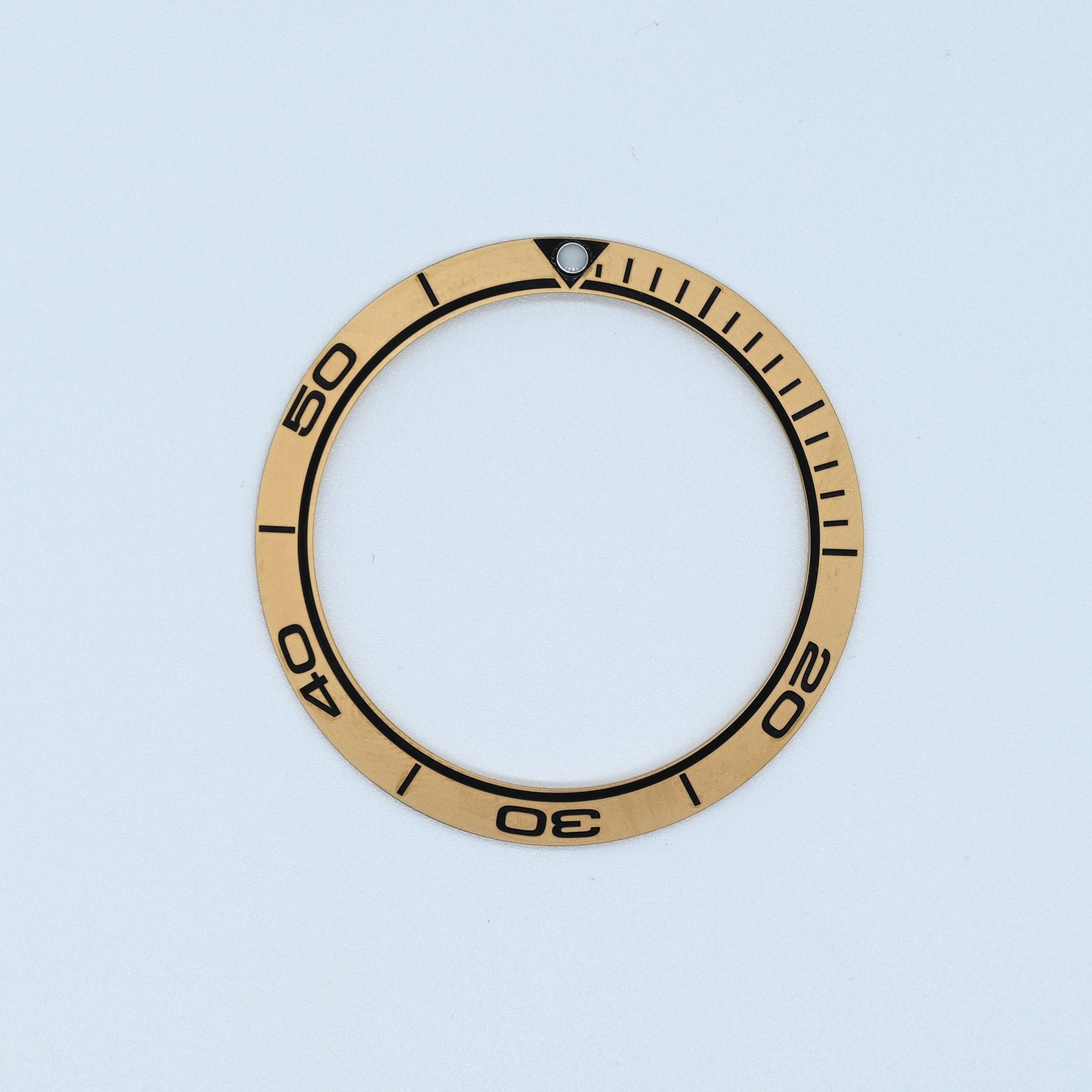 BZI068 38mm PO Style Matte Gold Sloped Insert