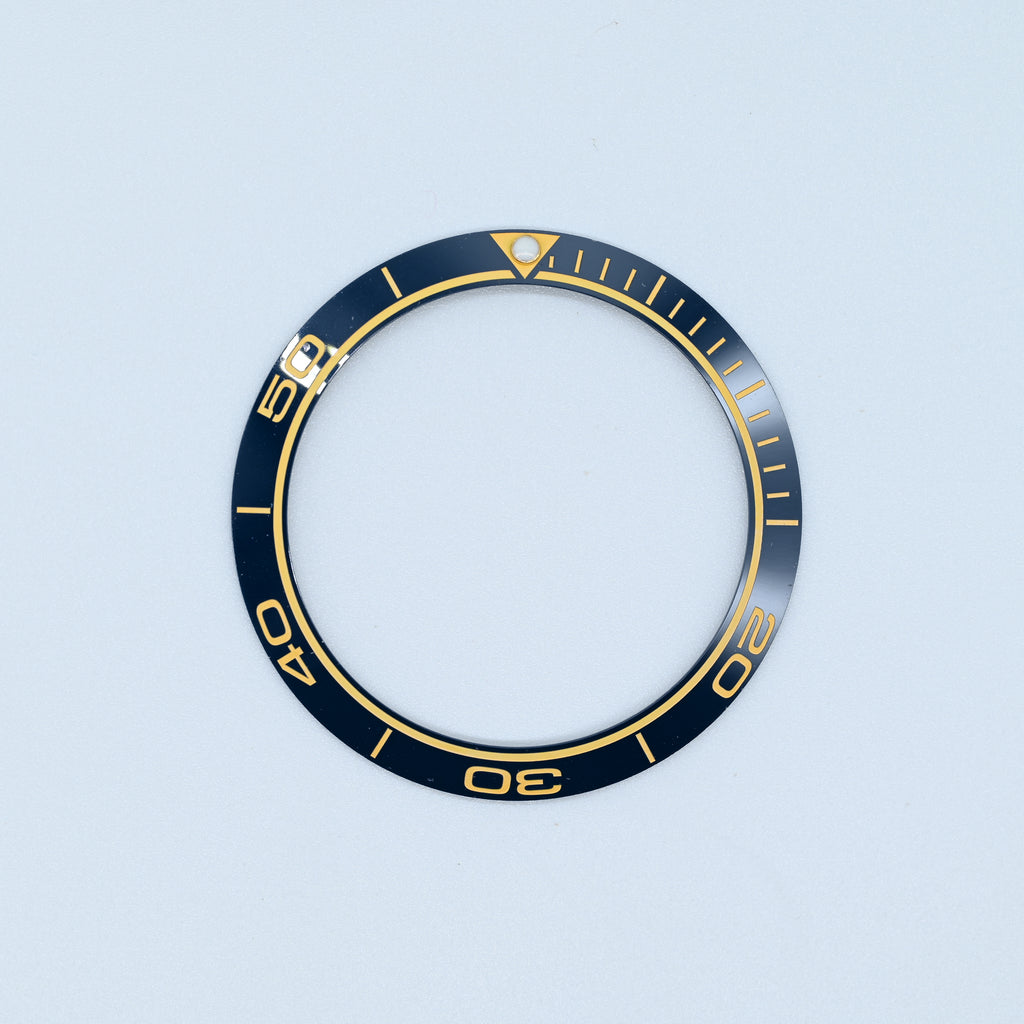 BZI074 38mm PO Style Aegean Blue Sloped Insert