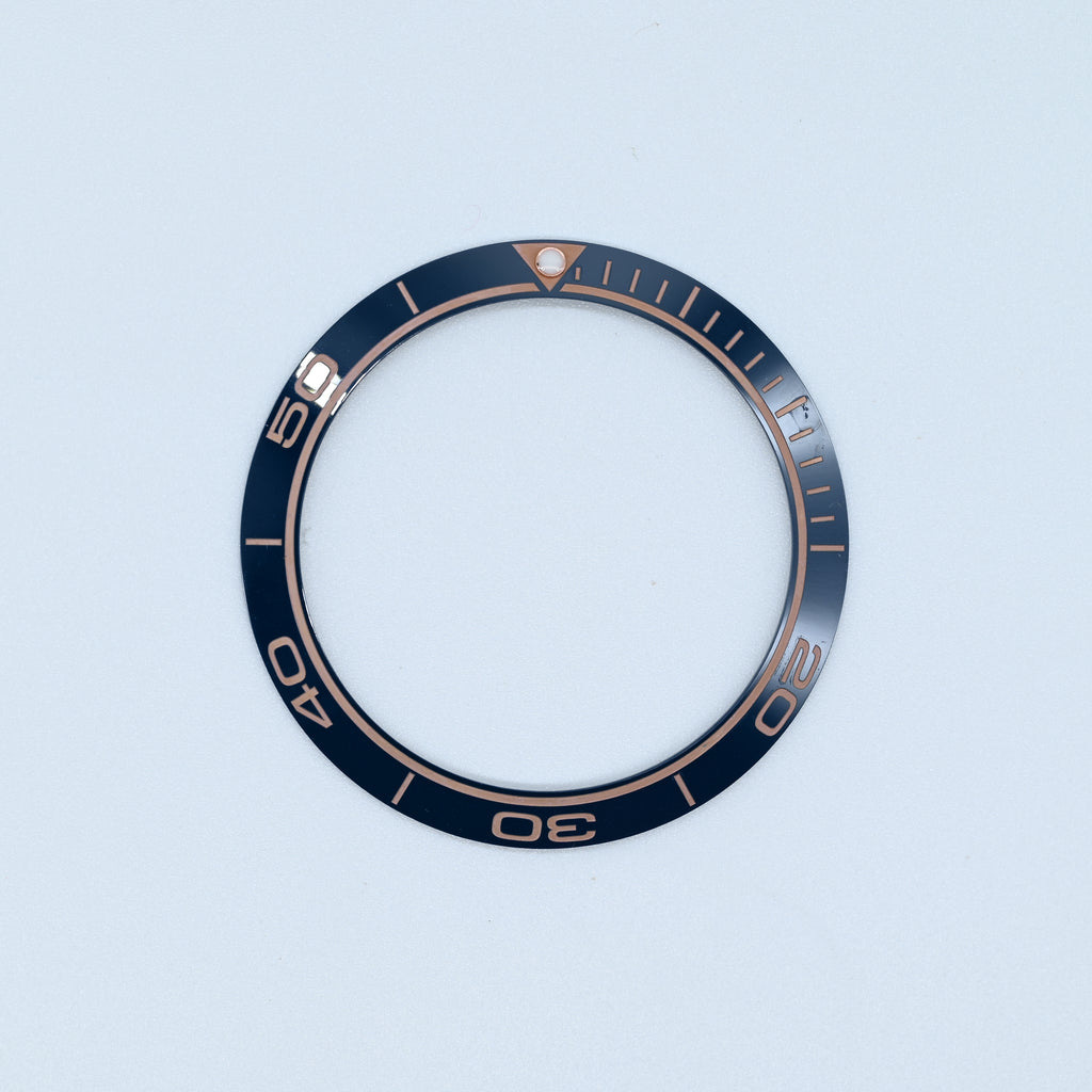 BZI074 38mm PO Style Aegean Blue Sloped Insert