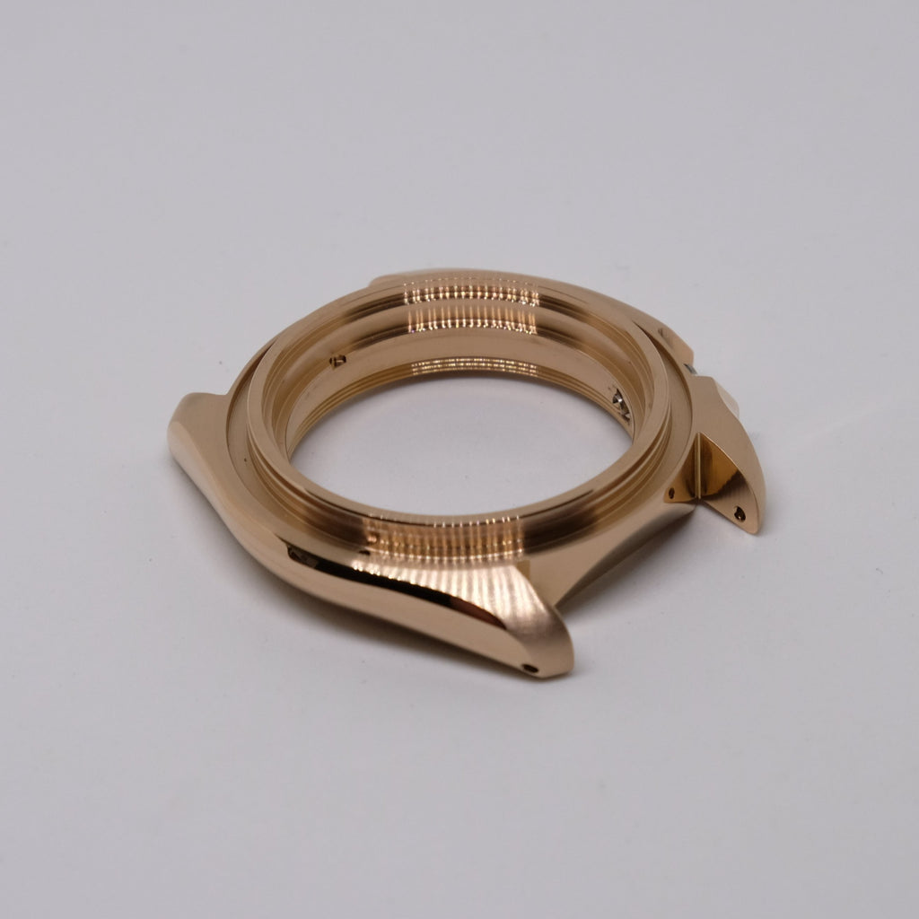 CAS001 Rose Gold SKX Style Polished Case with Case Back