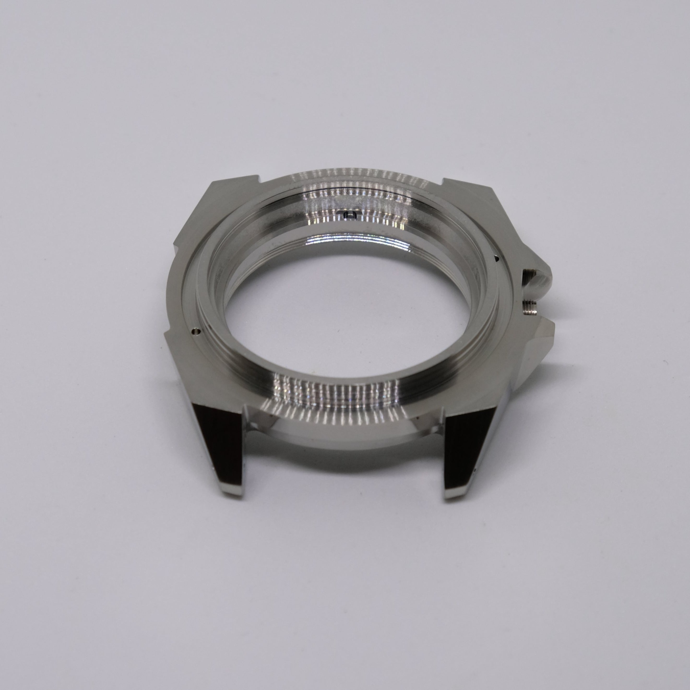 CAS004 Samurai SKX007 Conversion Silver Case with Case Back