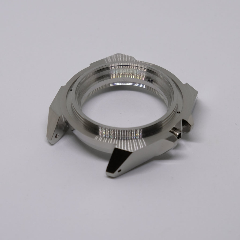 CAS004 Samurai SKX007 Conversion Silver Case with Case Back