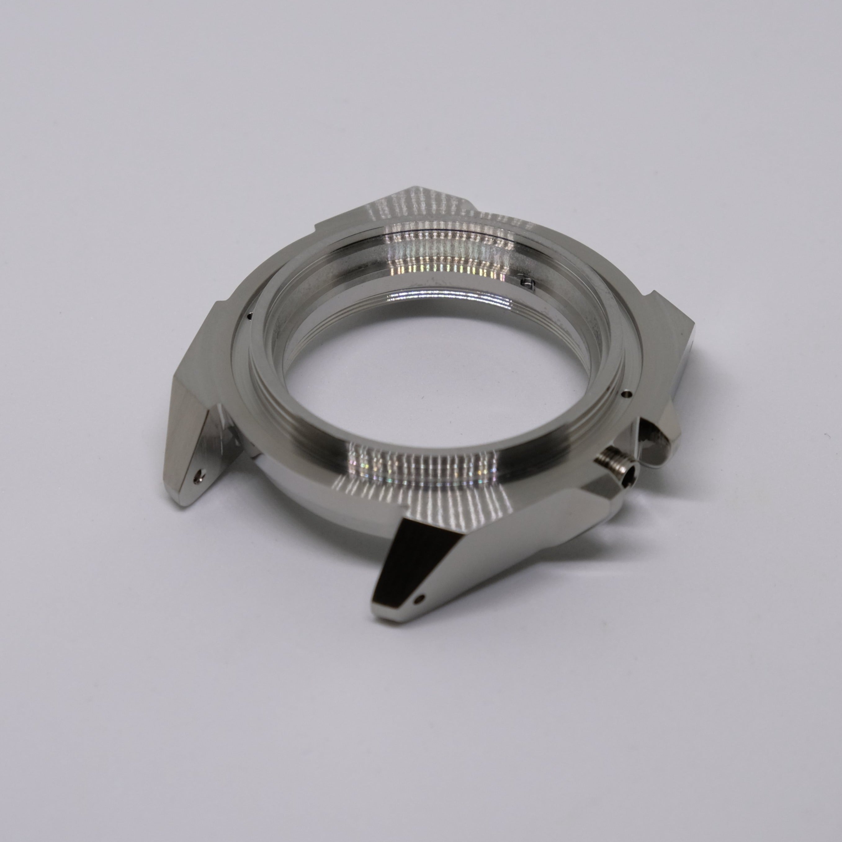 CAS004 Samurai SKX007 Conversion Silver Case with Case Back
