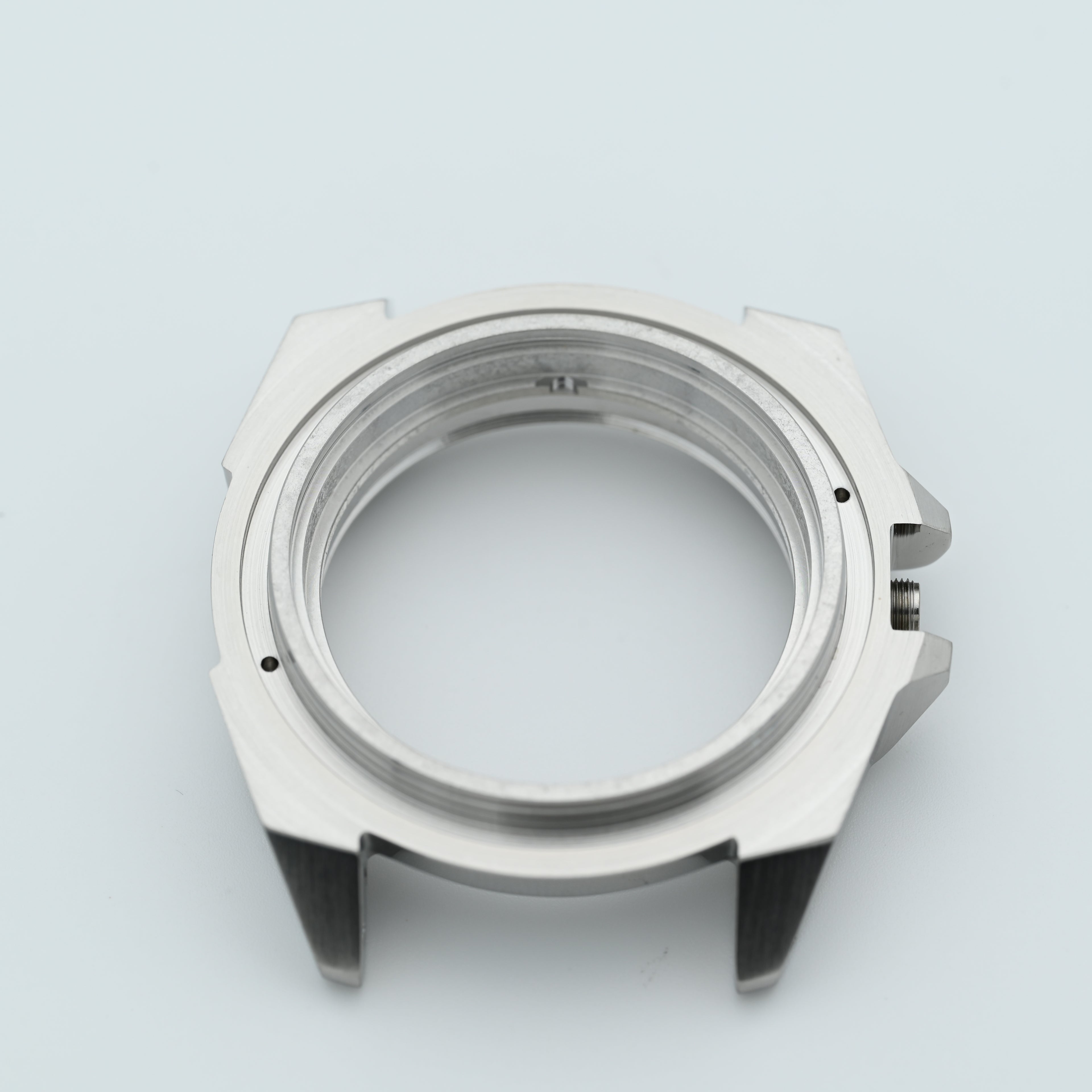 CAS004 Samurai SKX007 Conversion Silver Case with Case Back