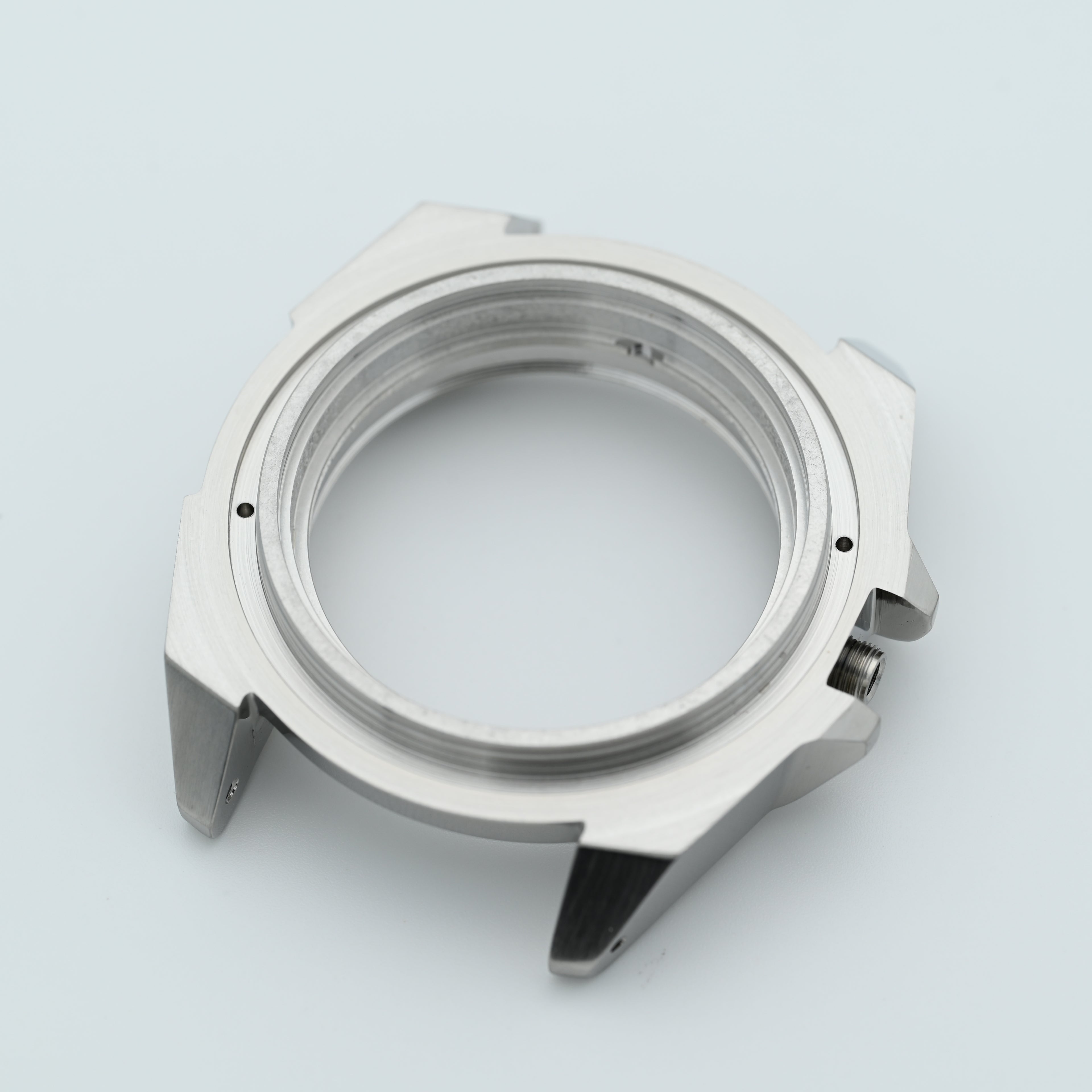 CAS004 Samurai SKX007 Conversion Silver Case with Case Back