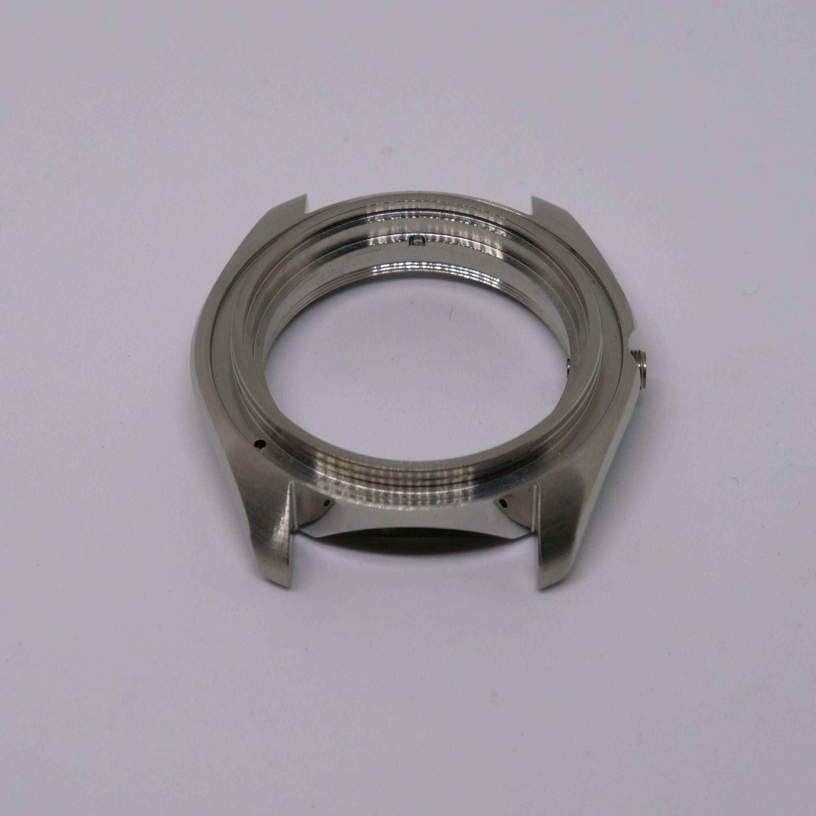 Silver 3o'clock NCG Polished Case with Case Back - CAS005