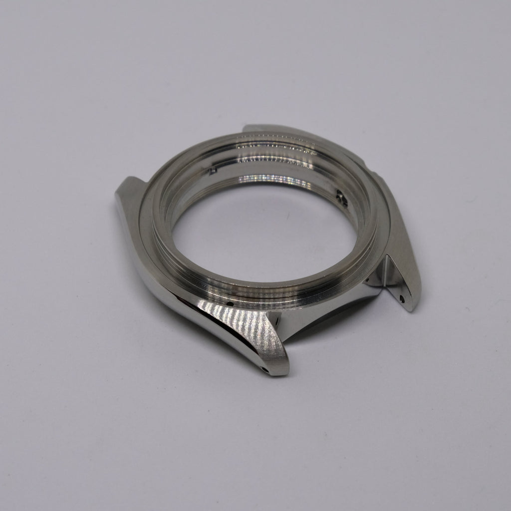 Silver 3o'clock NCG Polished Case with Case Back - CAS005