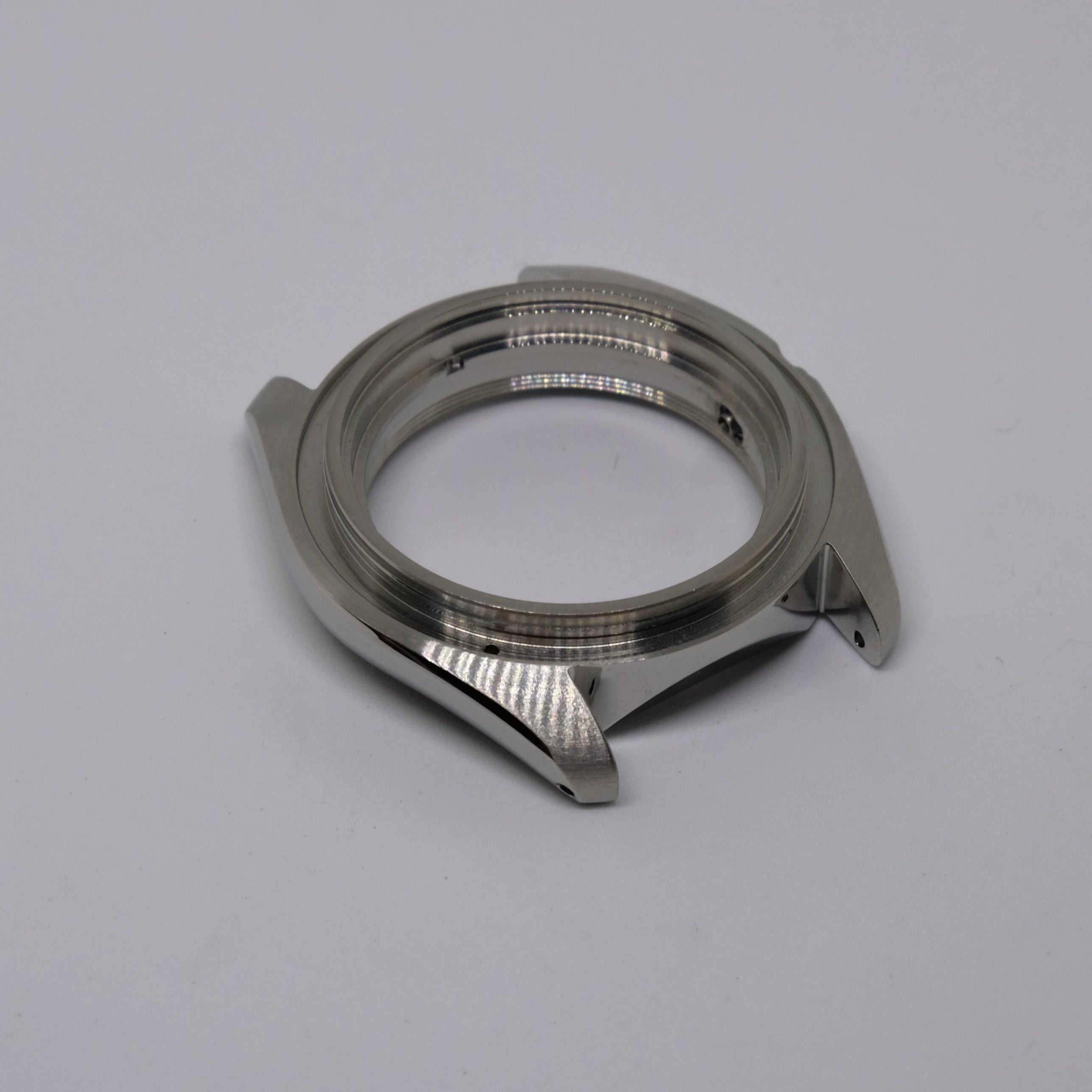 Silver 3o'clock NCG Polished Case with Case Back - CAS005