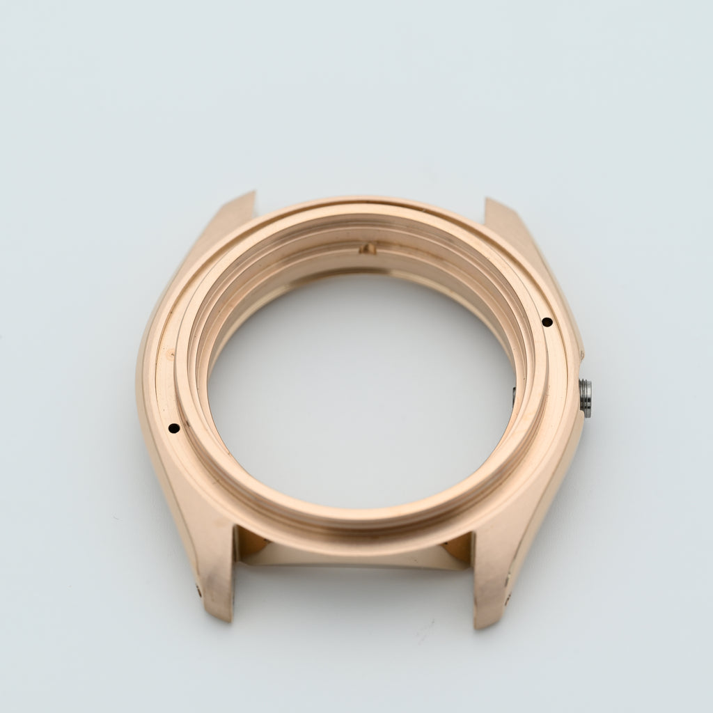 CAS005 Rose Gold 3o'clock NCG Polished Case with Case Back