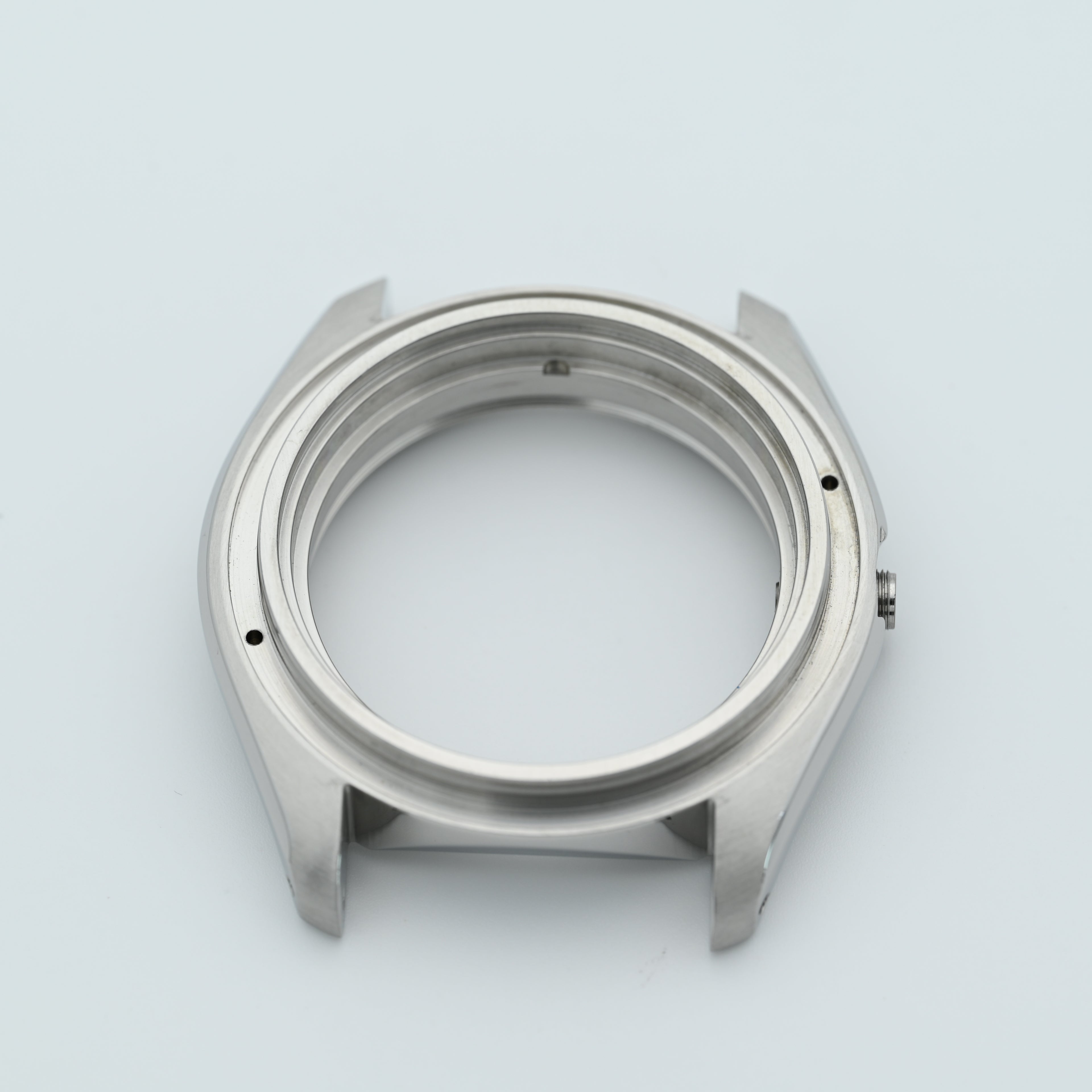 Silver 3o'clock NCG Polished Case with Case Back - CAS005