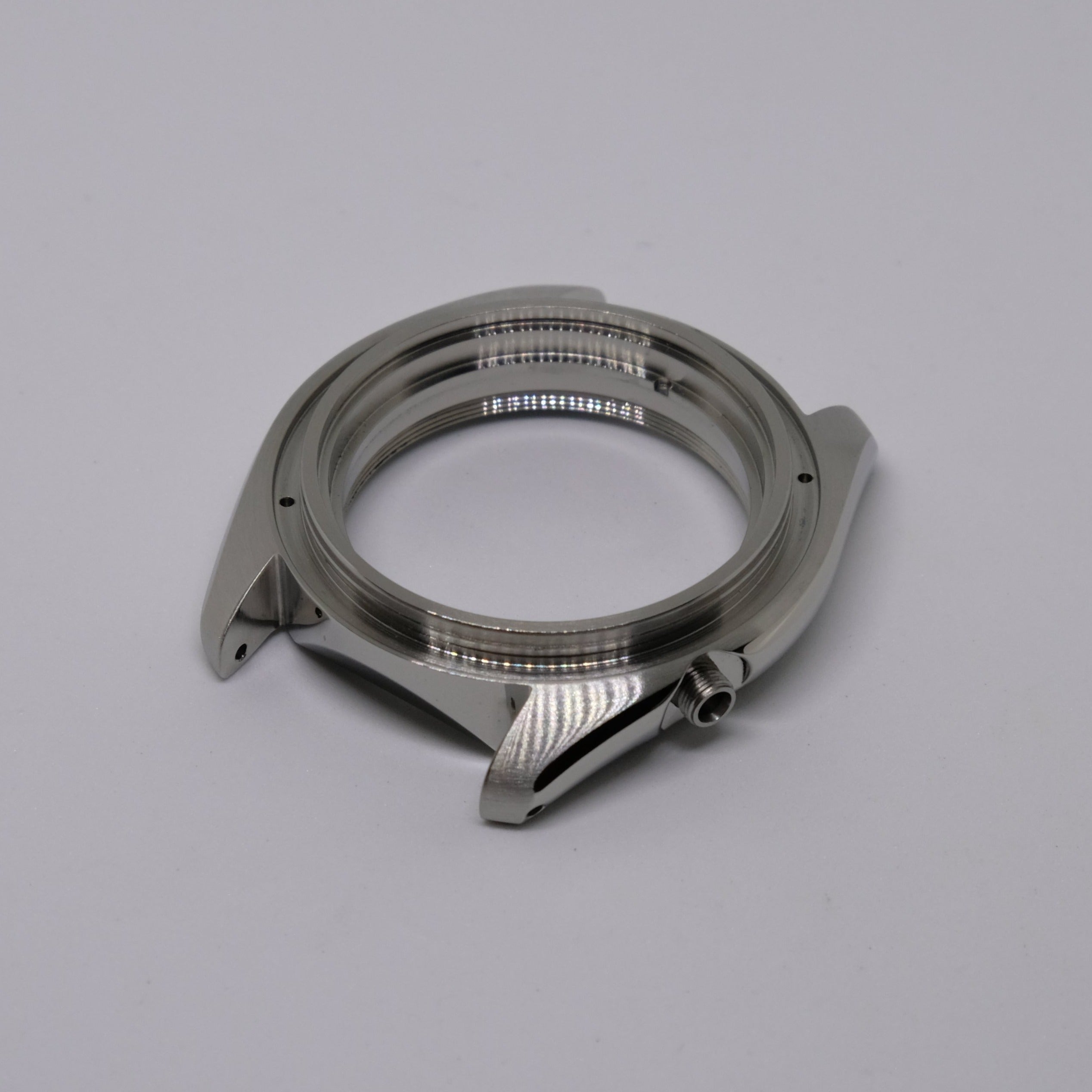CAS006 Silver SKX007 NCG Polished Case with Case Back