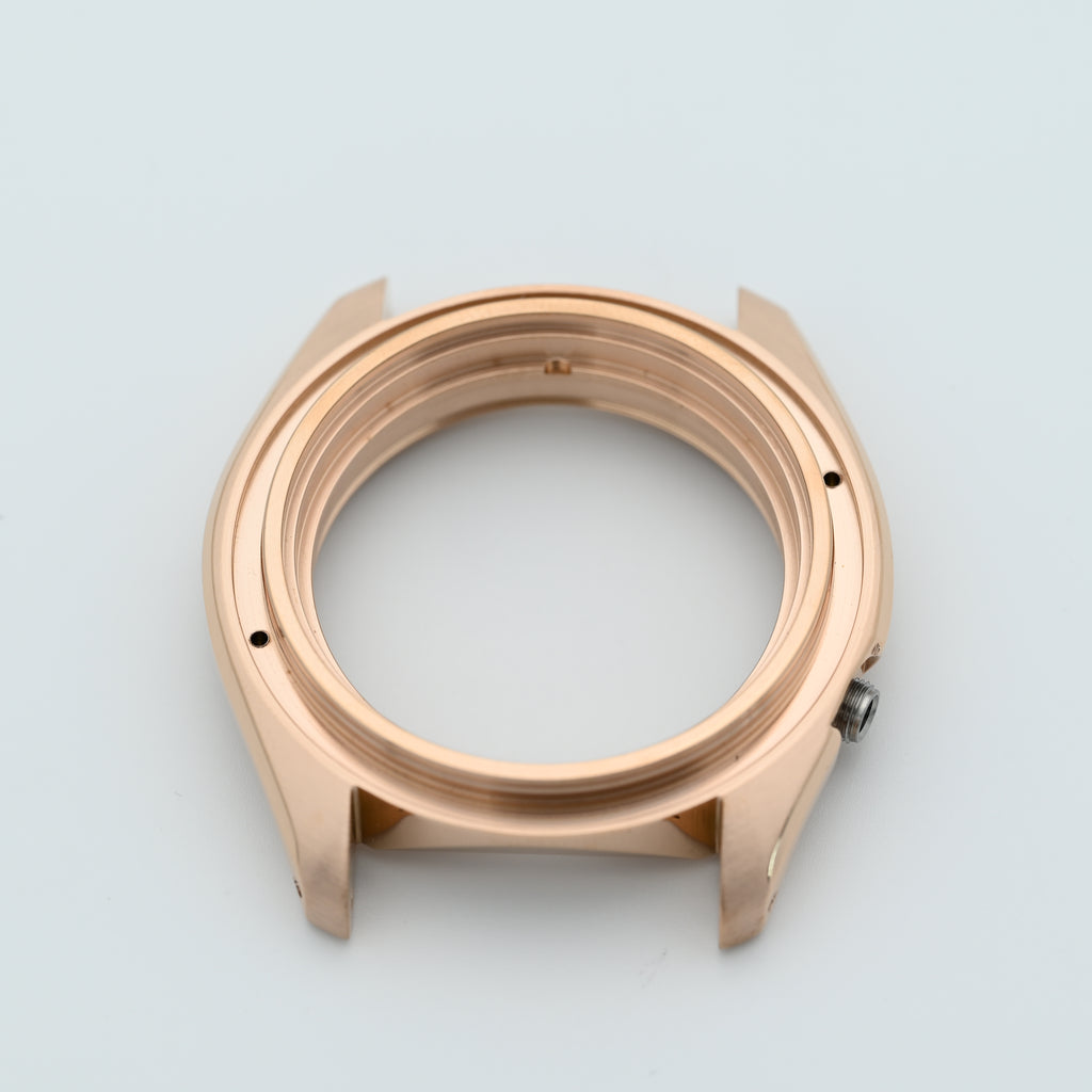 CAS006 Rose Gold SKX007 NCG Polished Case with Case Back