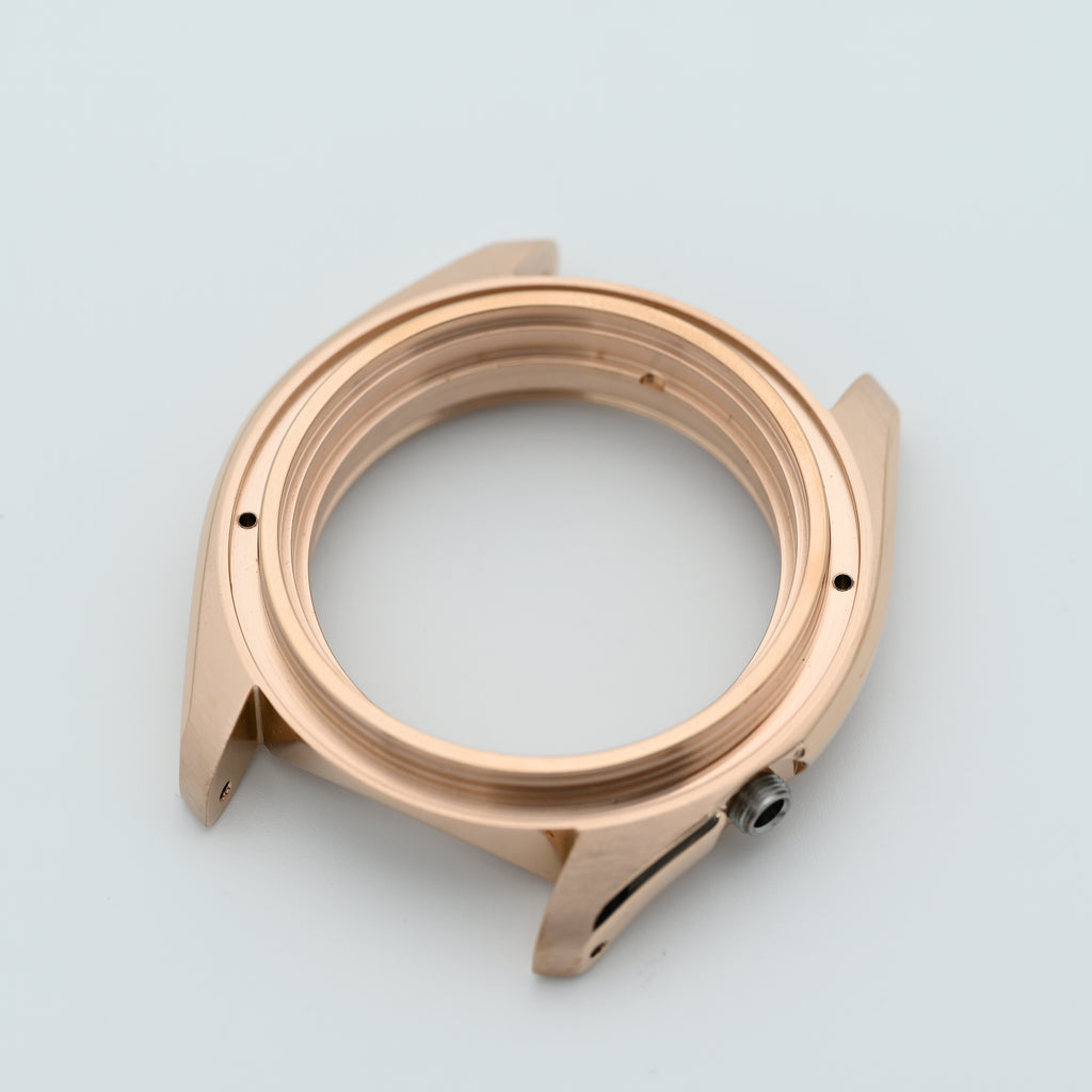 CAS006 Rose Gold SKX007 NCG Polished Case with Case Back