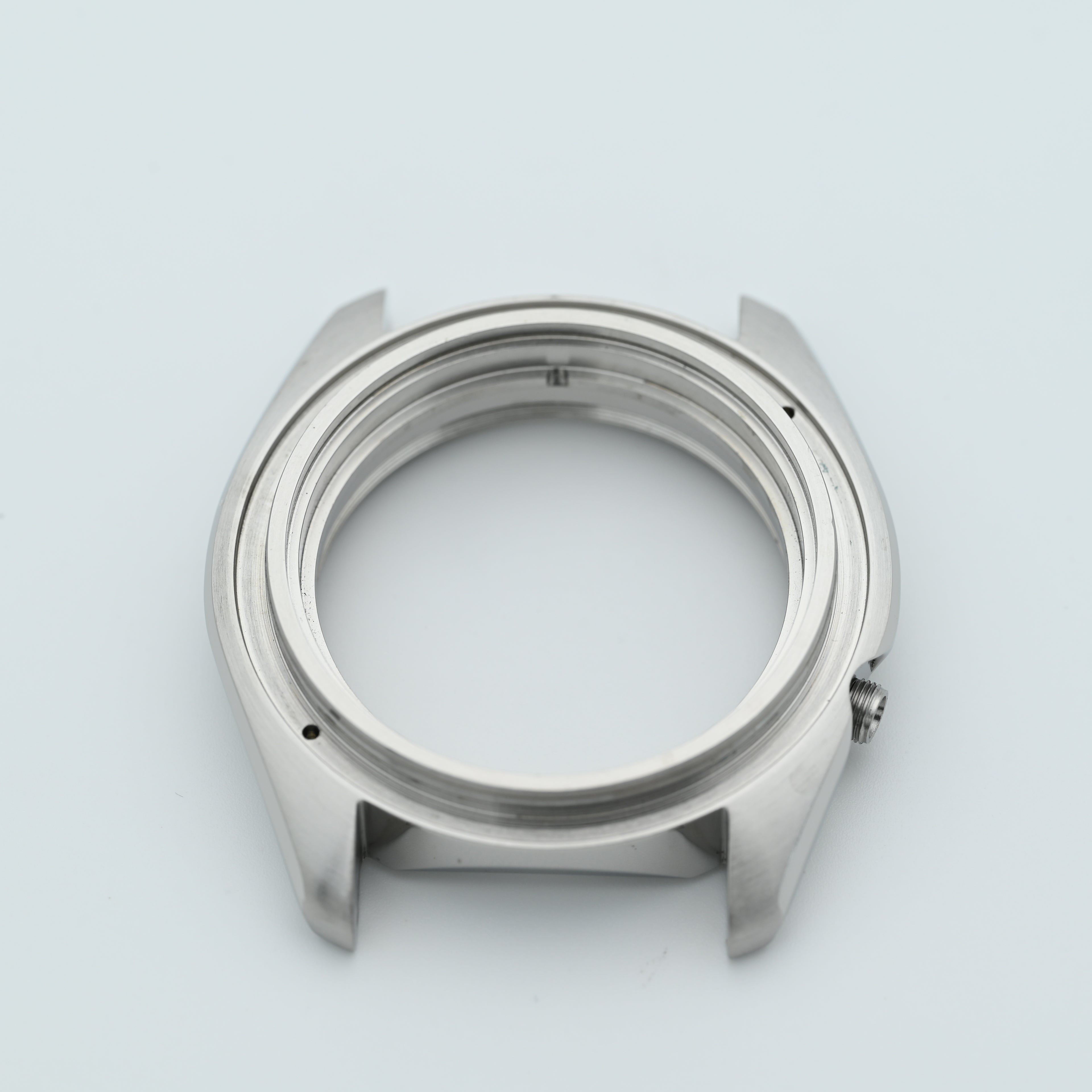 CAS006 Silver SKX007 NCG Polished Case with Case Back