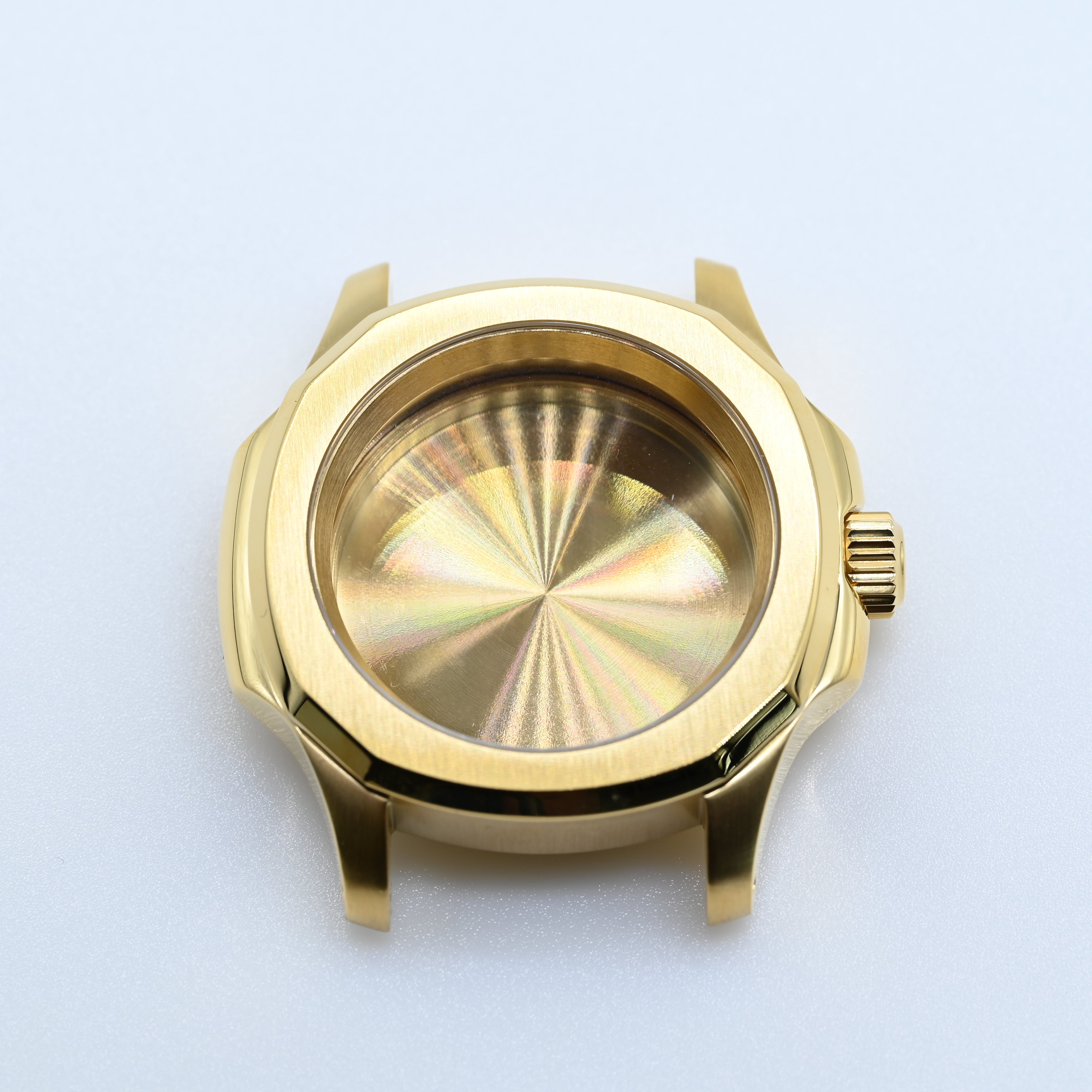 Gold Nautilus-style Conversion Case Set for Seiko Mods - CAS010