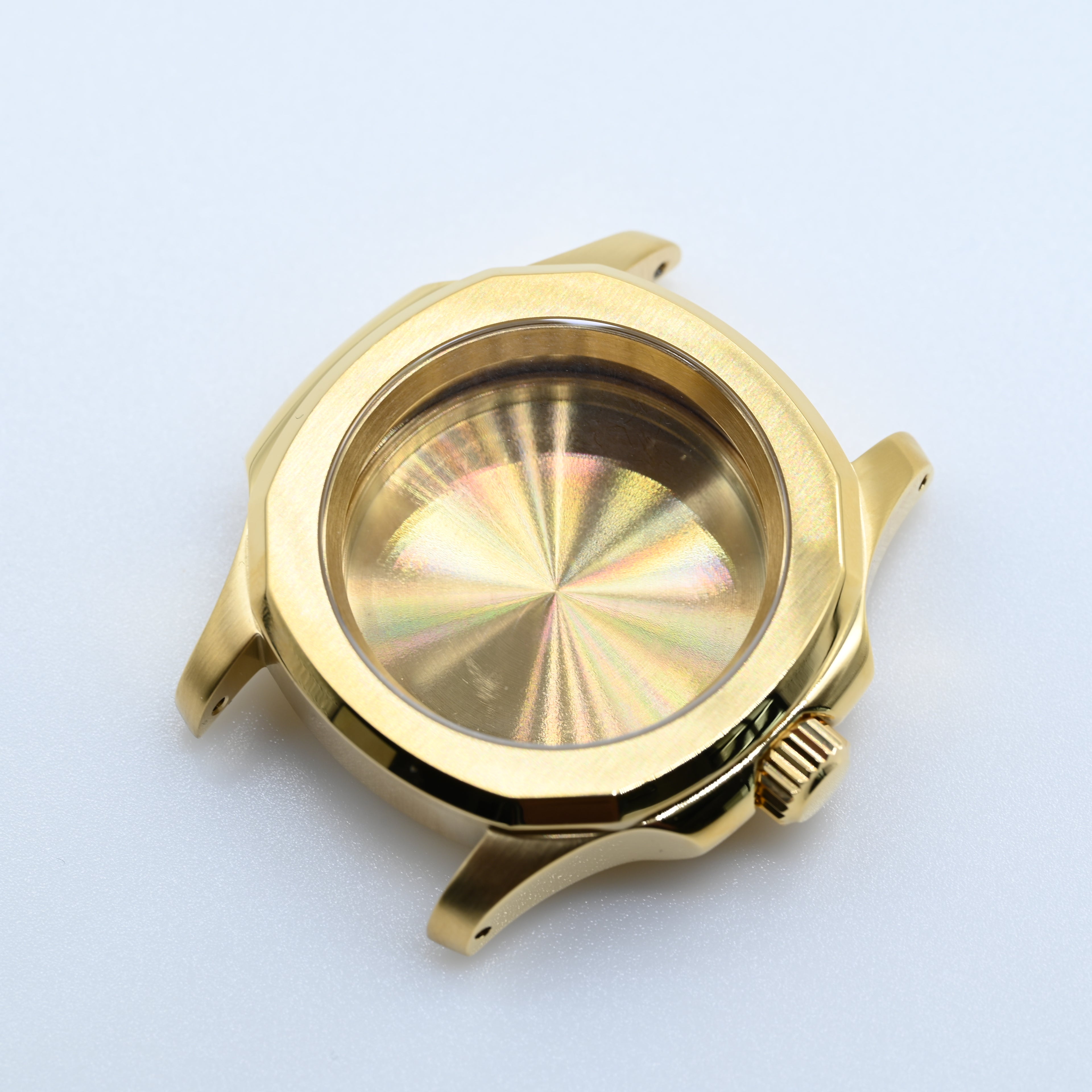Gold Nautilus-style Conversion Case Set for Seiko Mods - CAS010