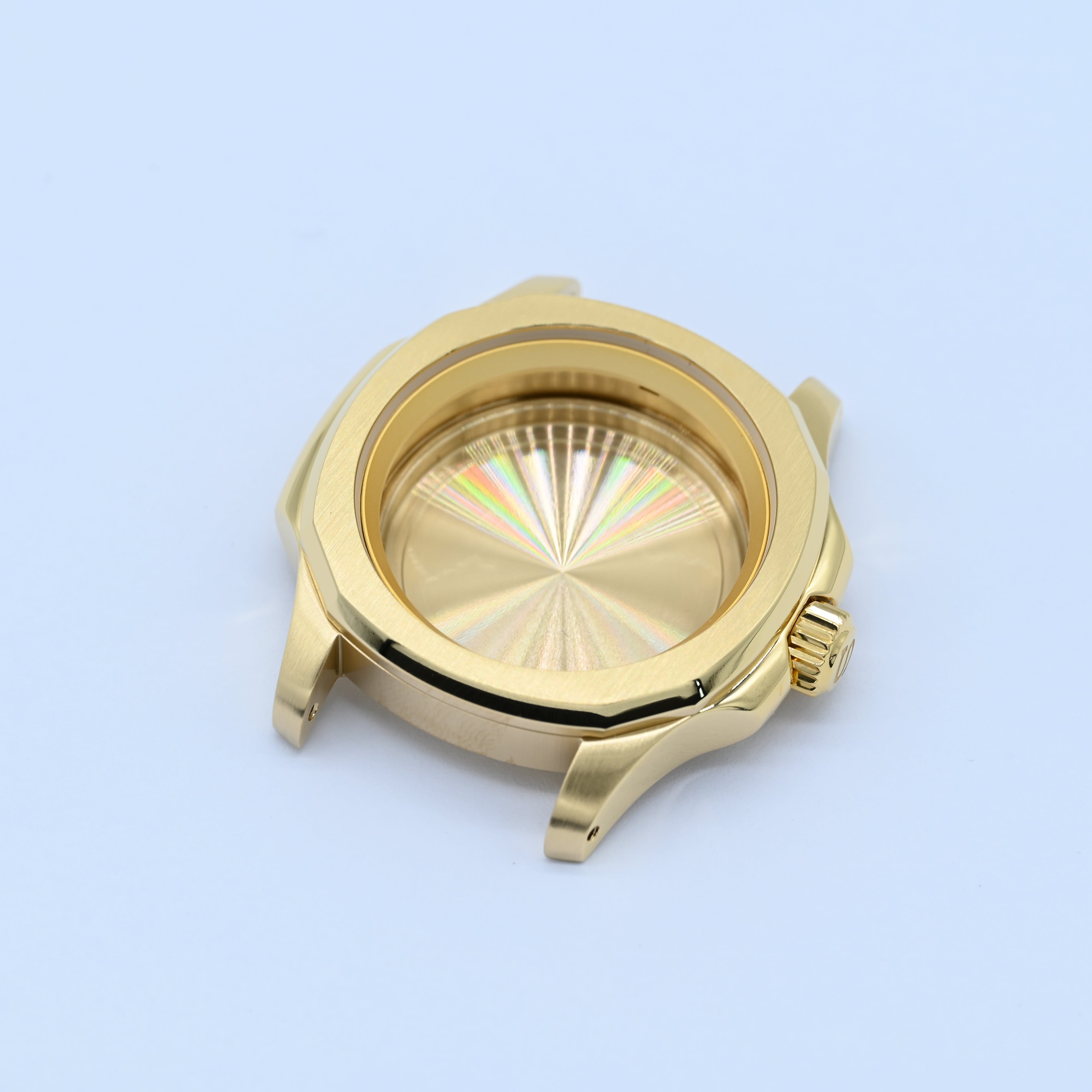 Gold Nautilus-style Conversion Case Set (V2.0) for Seiko Mods - CAS010