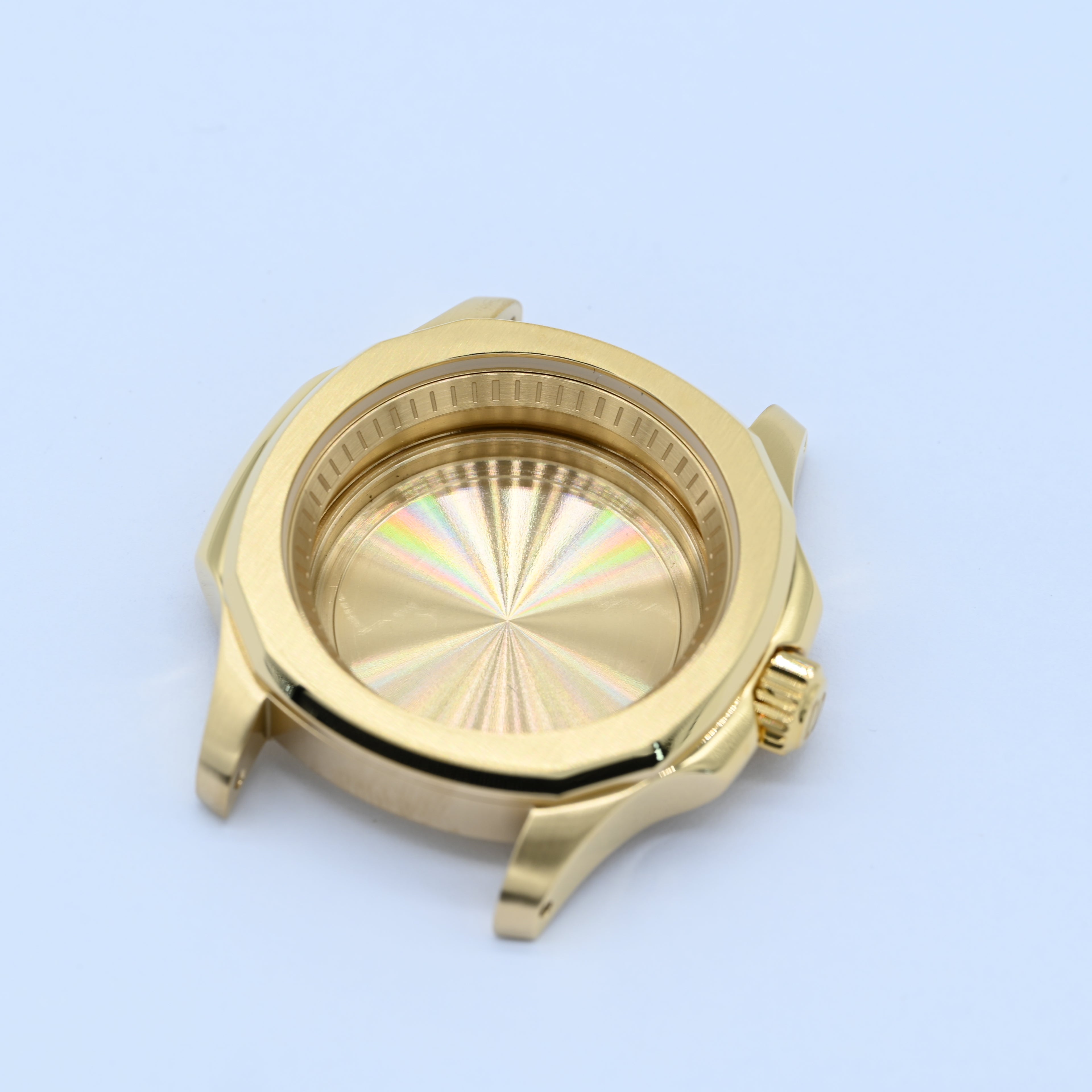 Gold Nautilus-style Conversion Case Set (V2.0) for Seiko Mods - CAS010