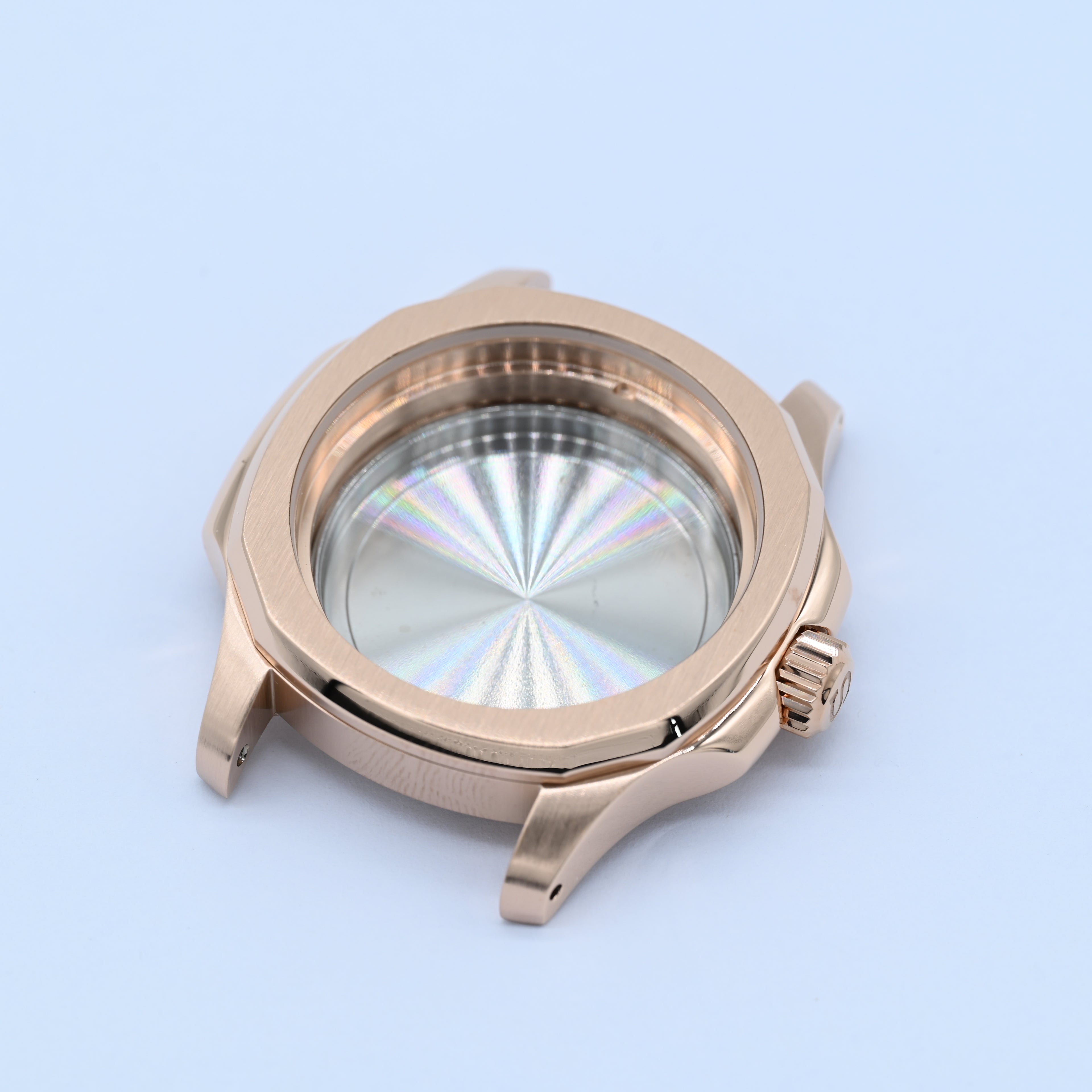 Rose Gold Nautilus-style Conversion Case Set (V2.0) for Seiko Mods - CAS010