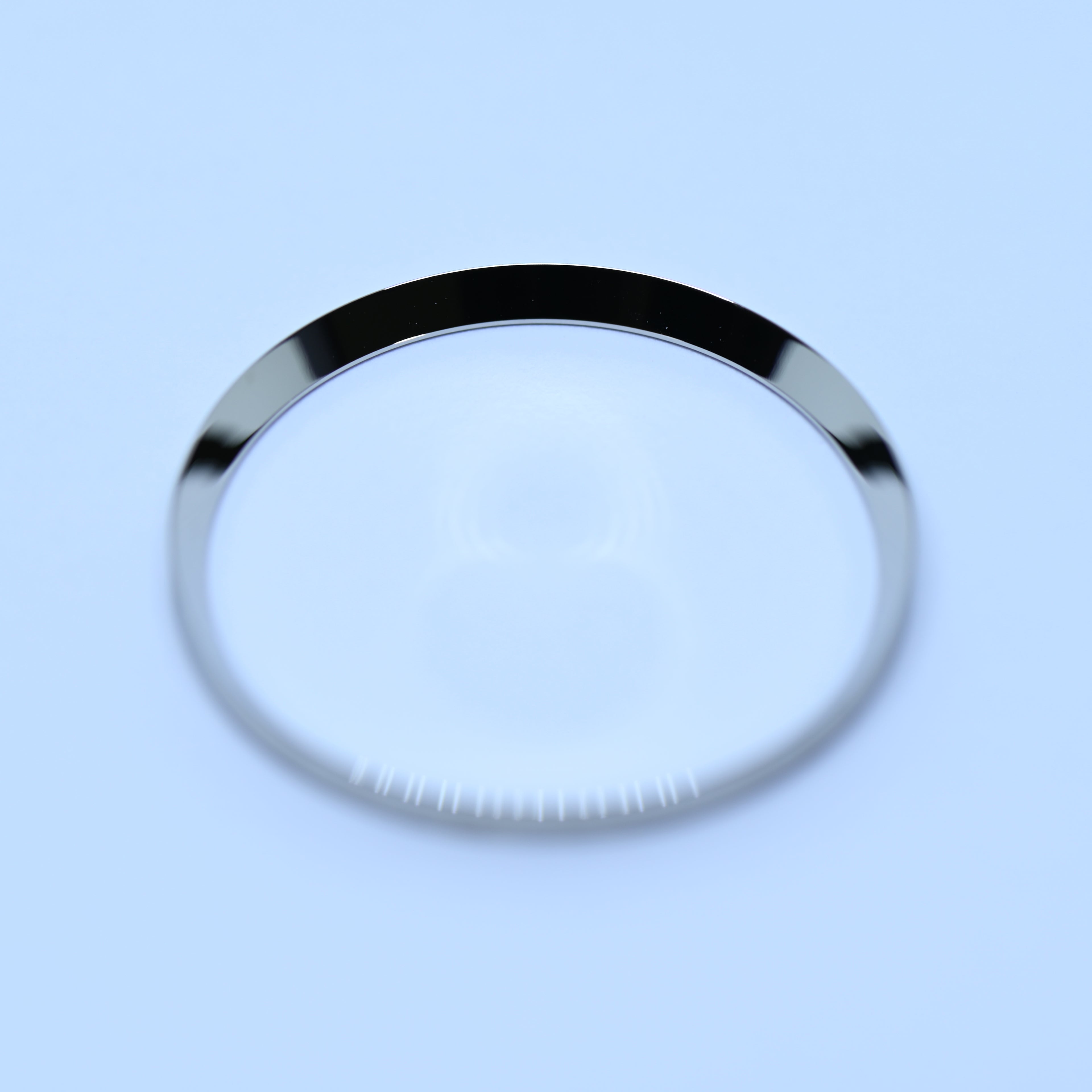 CHR003 Polished Silver Chapter Ring for SKX007 / SKX009 / SRPD