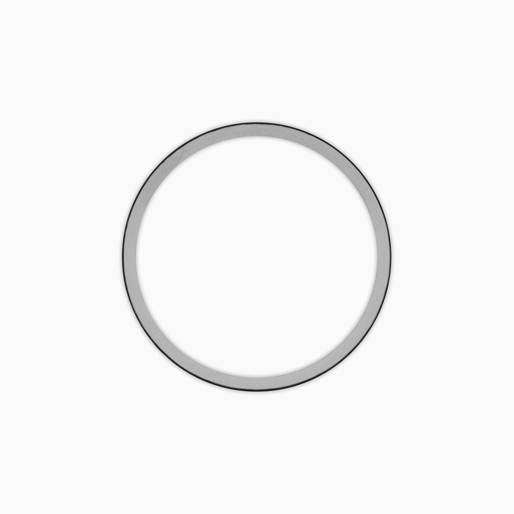 CHR003 Polished Silver Chapter Ring for SKX007 / SKX009 / SRPD