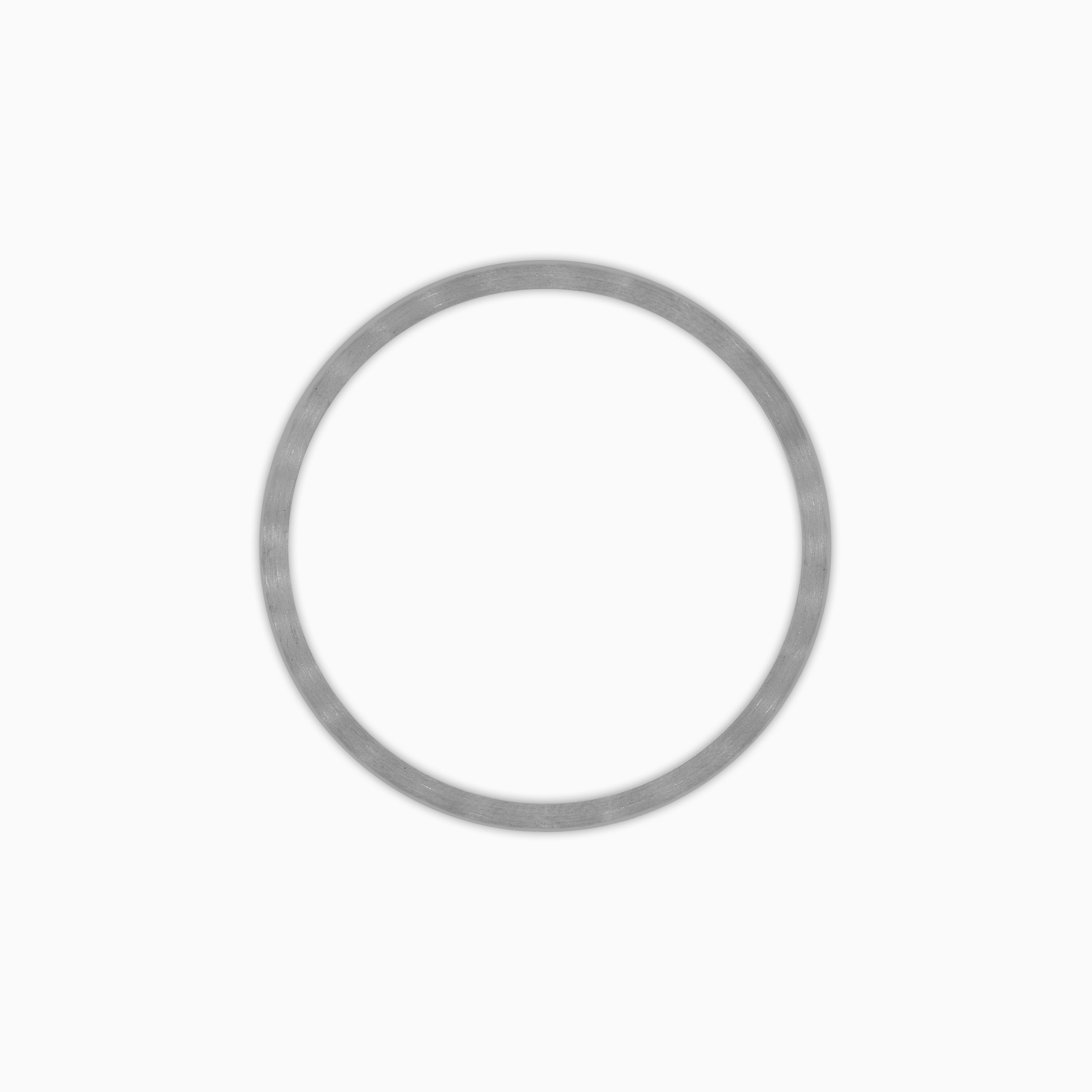 CHR004 Brushed Silver Brass Chapter Ring for SKX007 / SKX009 / SRPD