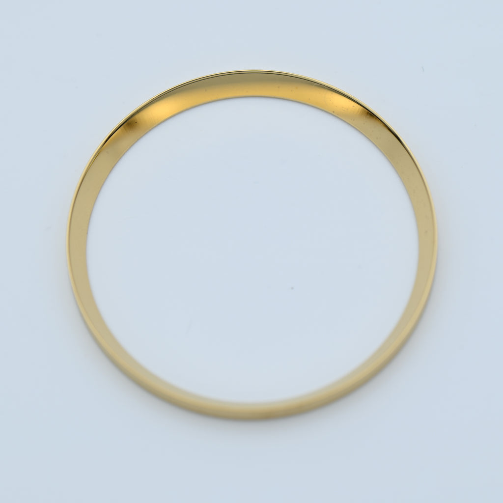 CHR005 Polished Gold Chapter Ring for SKX007 / SKX009 / SRPD