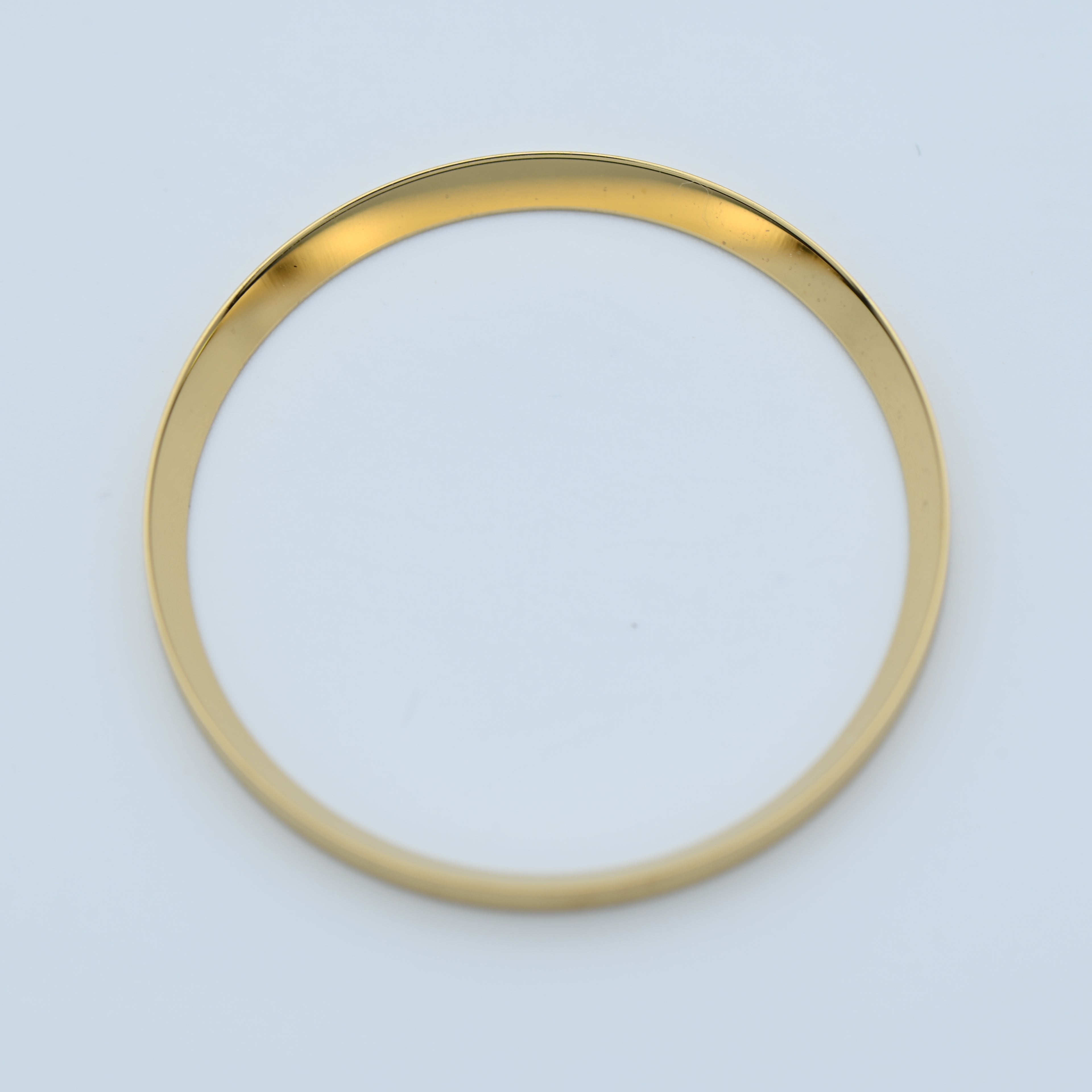 CHR005 Polished Gold Chapter Ring for SKX007 / SKX009 / SRPD