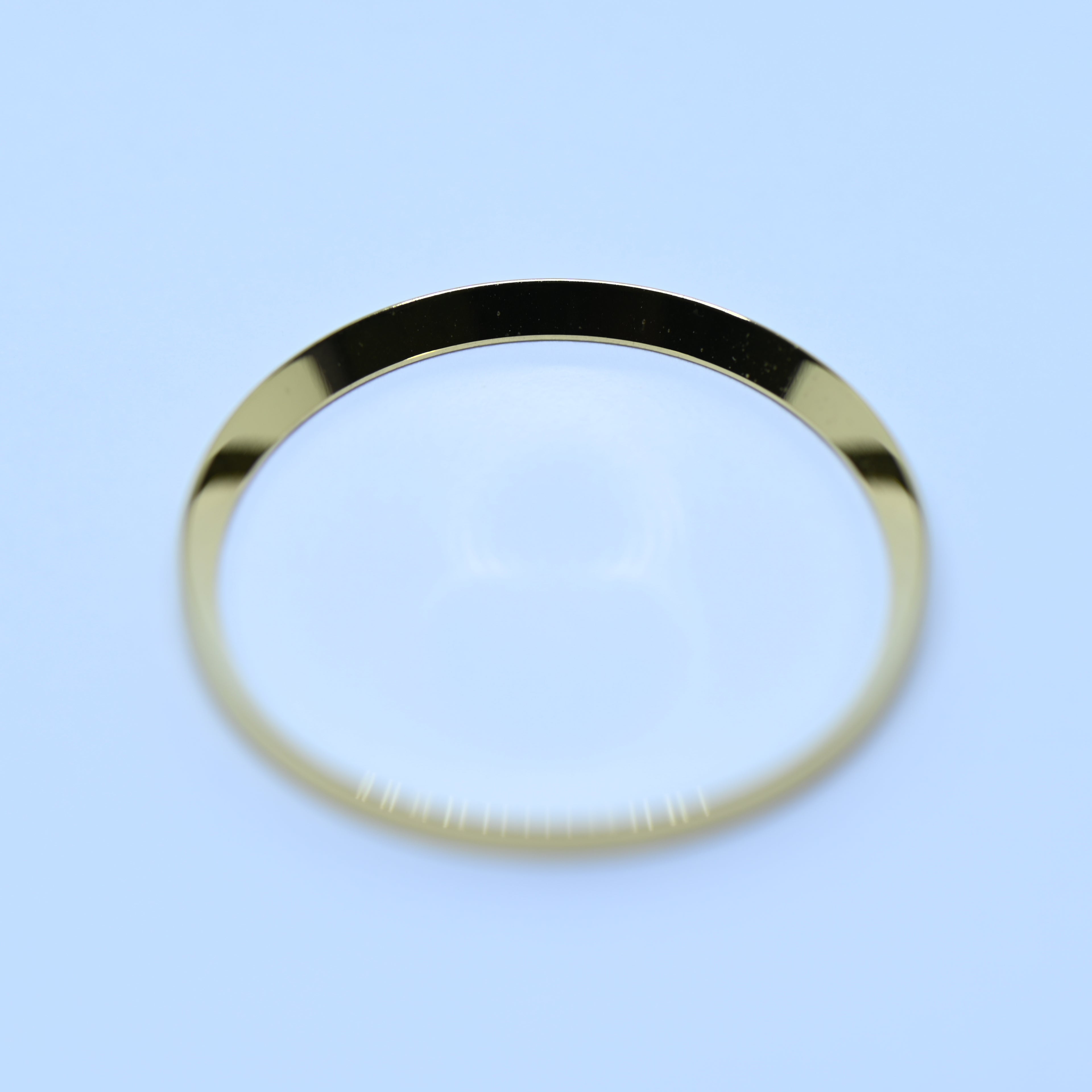 CHR005 Polished Gold Chapter Ring for SKX007 / SKX009 / SRPD