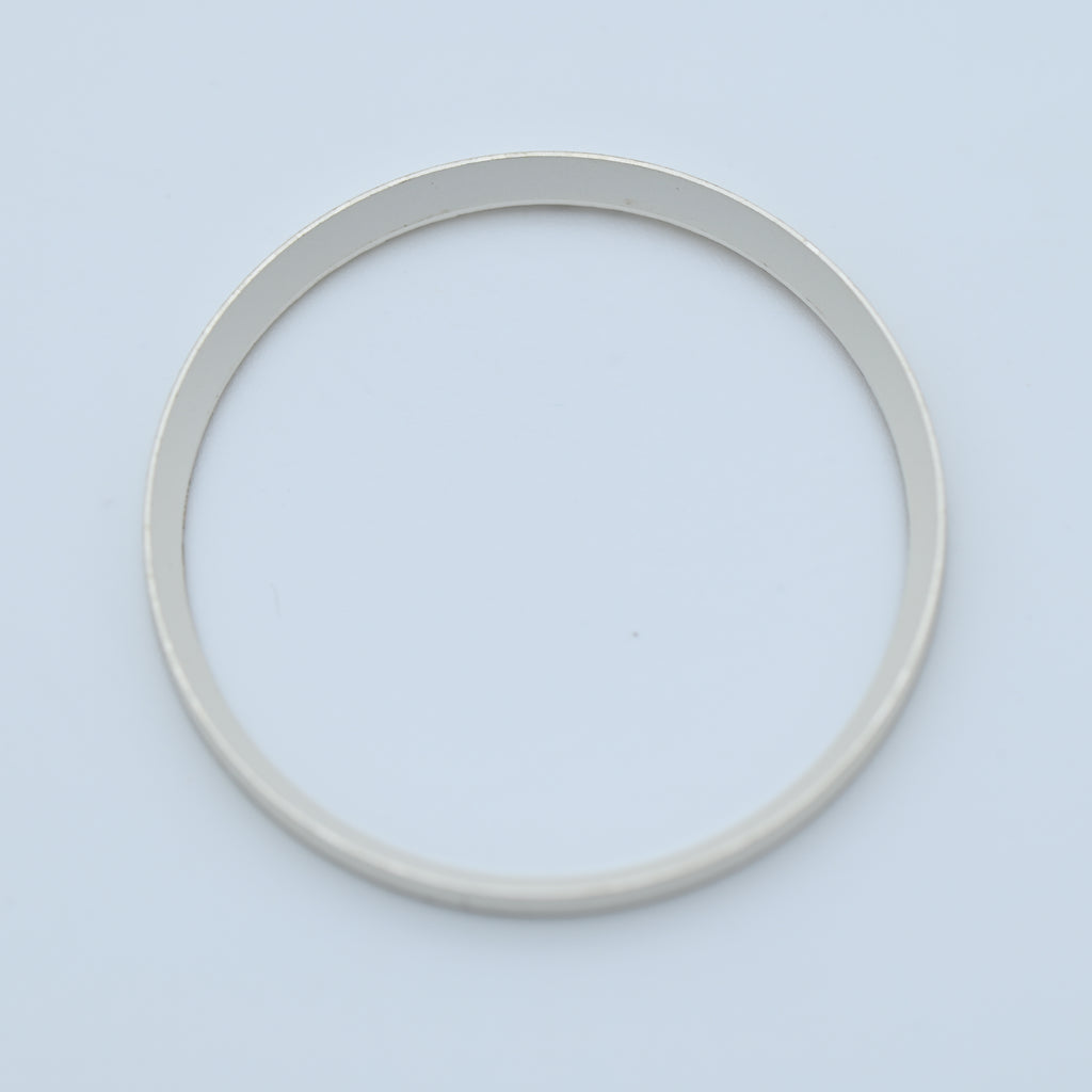 CHR006 Satin Matte Silver Chapter Ring for SKX007 / SKX009 / SRPD
