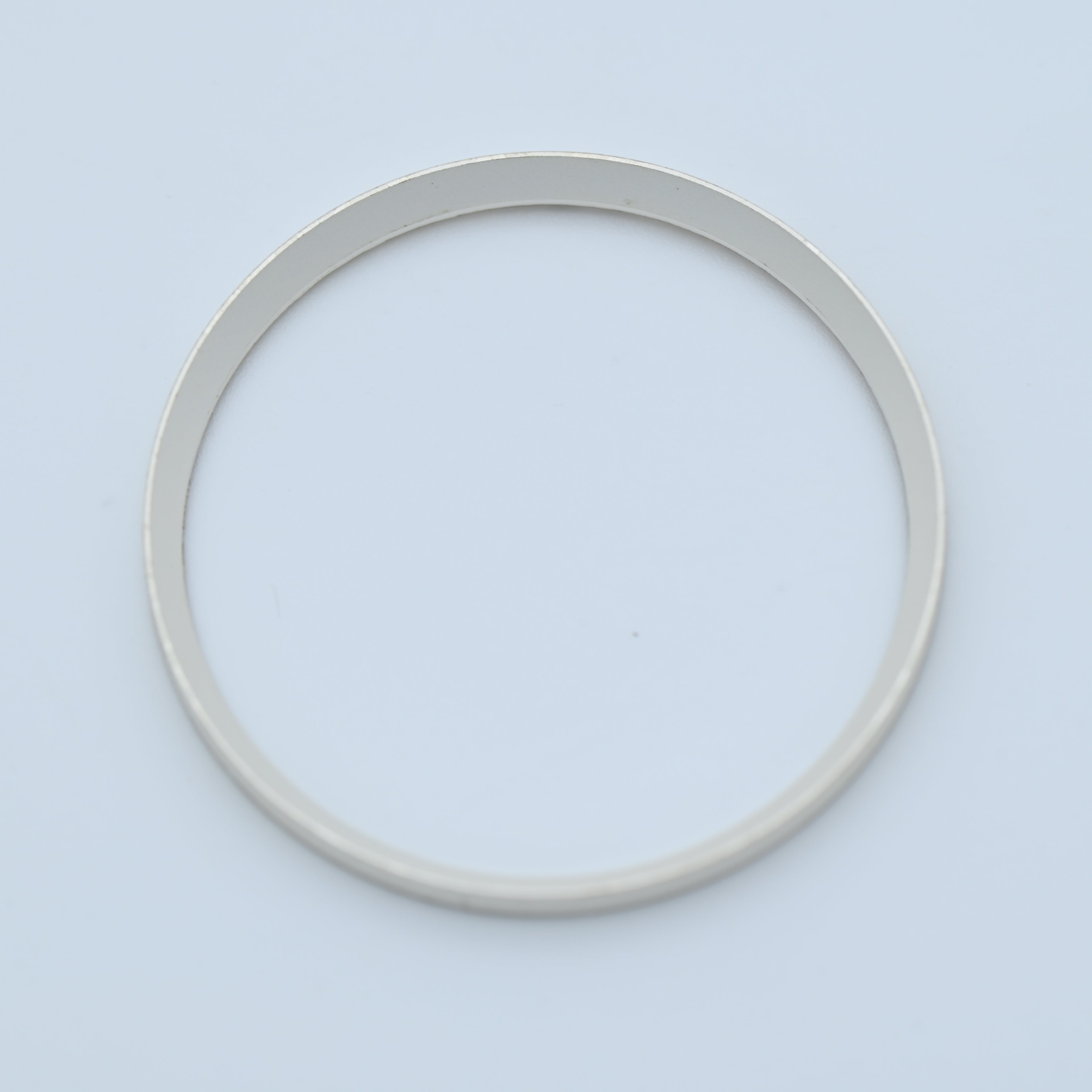 CHR006 Satin Matte Silver Chapter Ring for SKX007 / SKX009 / SRPD