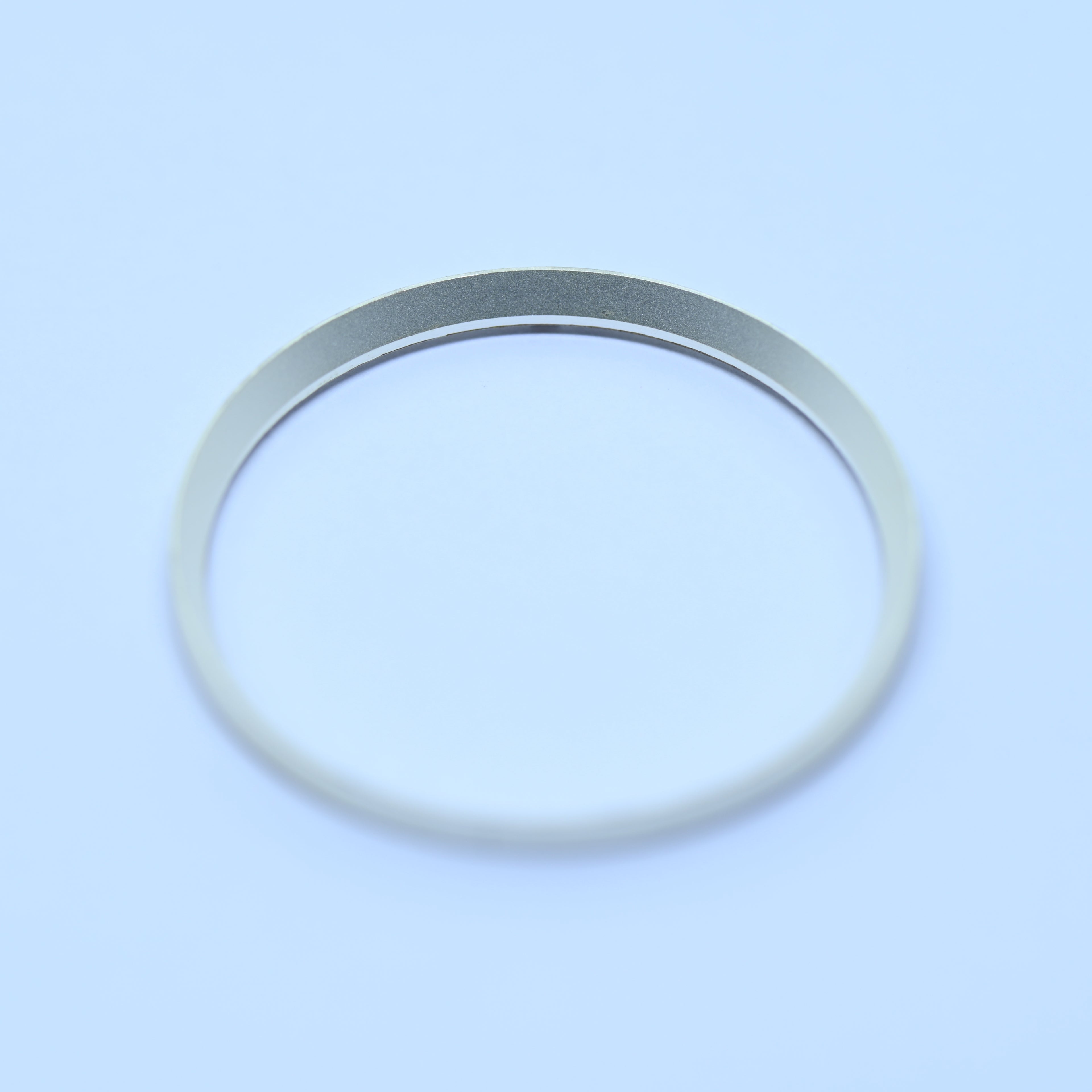 CHR006 Satin Matte Silver Chapter Ring for SKX007 / SKX009 / SRPD