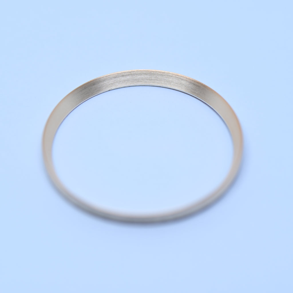 CHR007 Brushed Rose Gold Brass Chapter Ring for SKX007 / SKX009 / SRPD