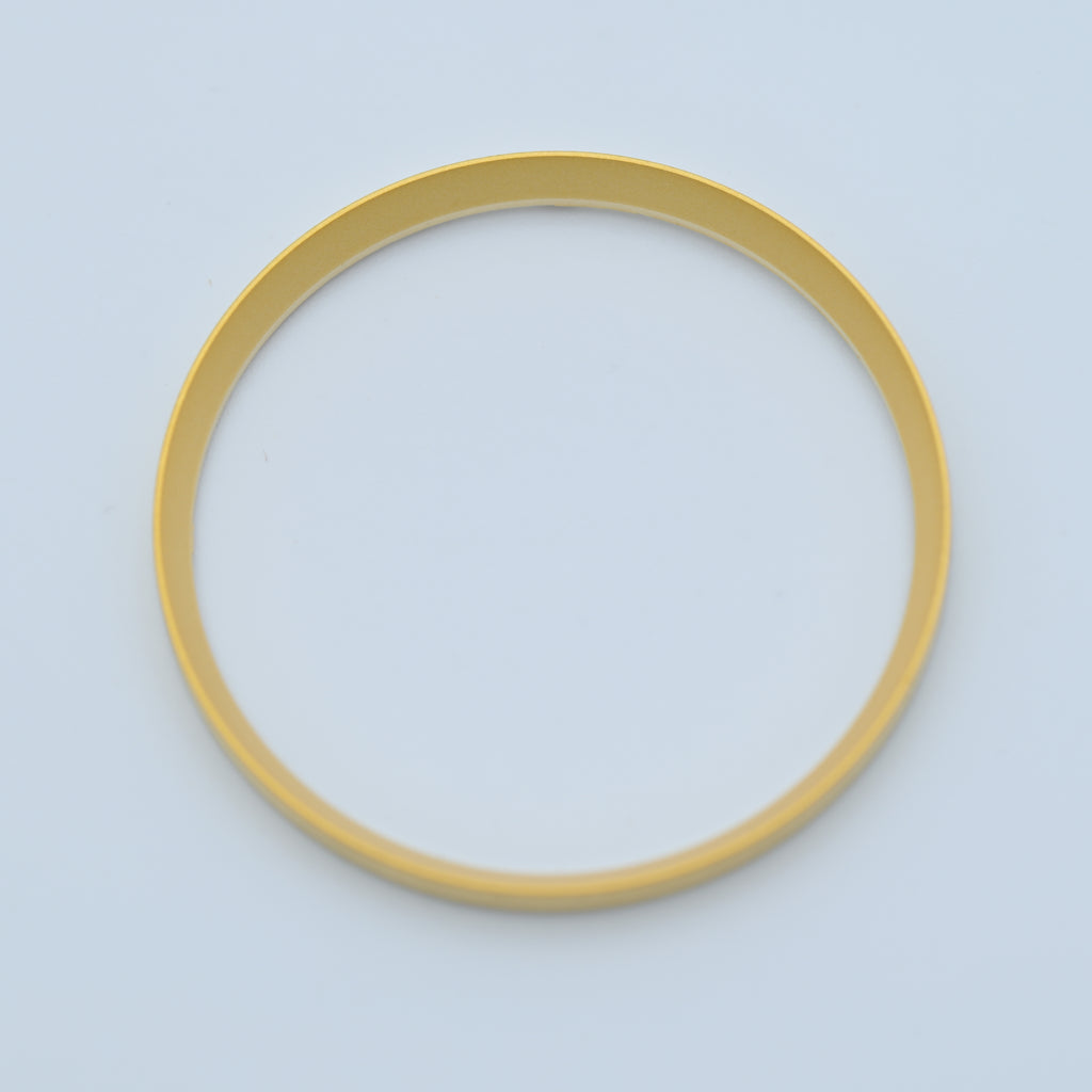 CHR011 Satin Gold Matte Chapter Ring for SKX007 / SKX009 / SRPD