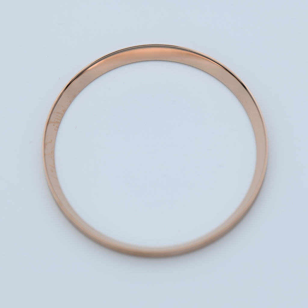 CHR012 Polished Rose Gold Chapter Ring for SKX007 / SKX009 / SRPD