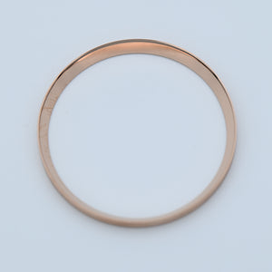 CHR012 Polished Rose Gold Chapter Ring for SKX007 / SKX009 / SRPD