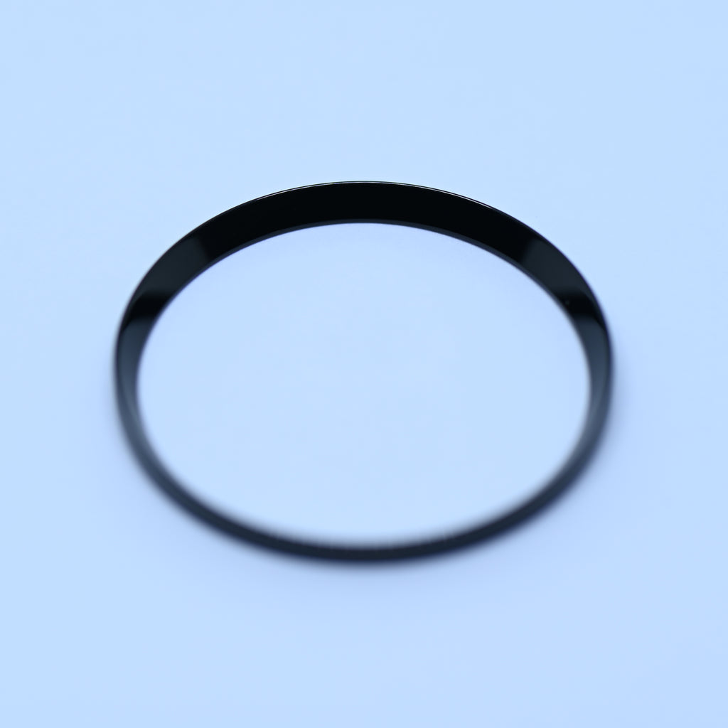 CHR013 Polished Black Chapter Ring for SKX007 / SKX009 / SRPD