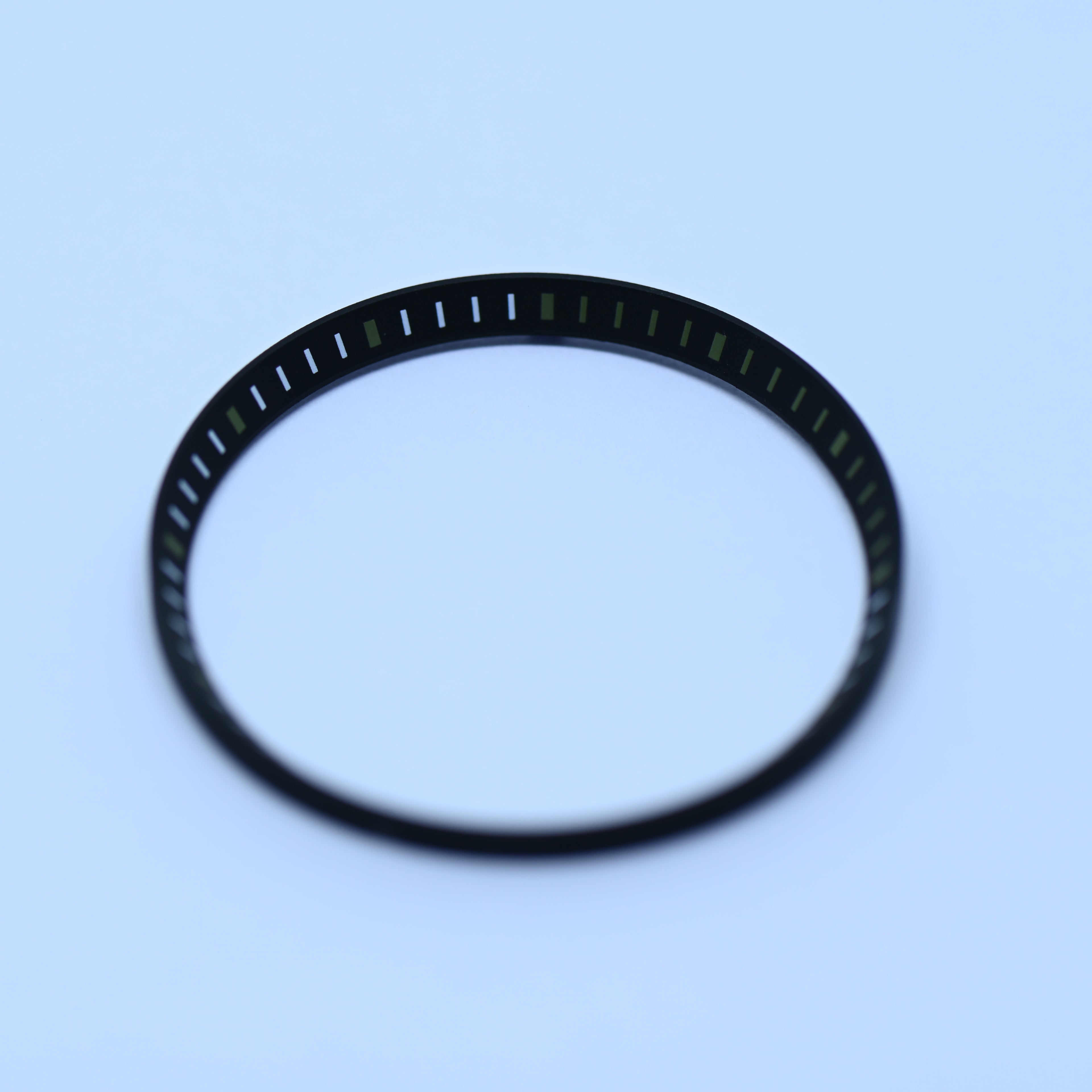 CHR014 Black with Olive Markers Chapter Ring for SKX007 / SKX009 / SRPD