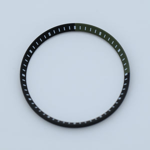 CHR018 Black with Olive Quadrant Chapter Ring for SKX007 / SKX009 / SRPD
