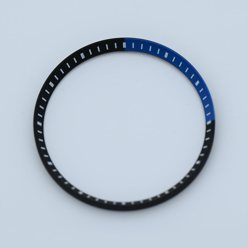 CHR020 Black with Blue Quadrant Chapter Ring for SKX007 / SKX009 / SRPD