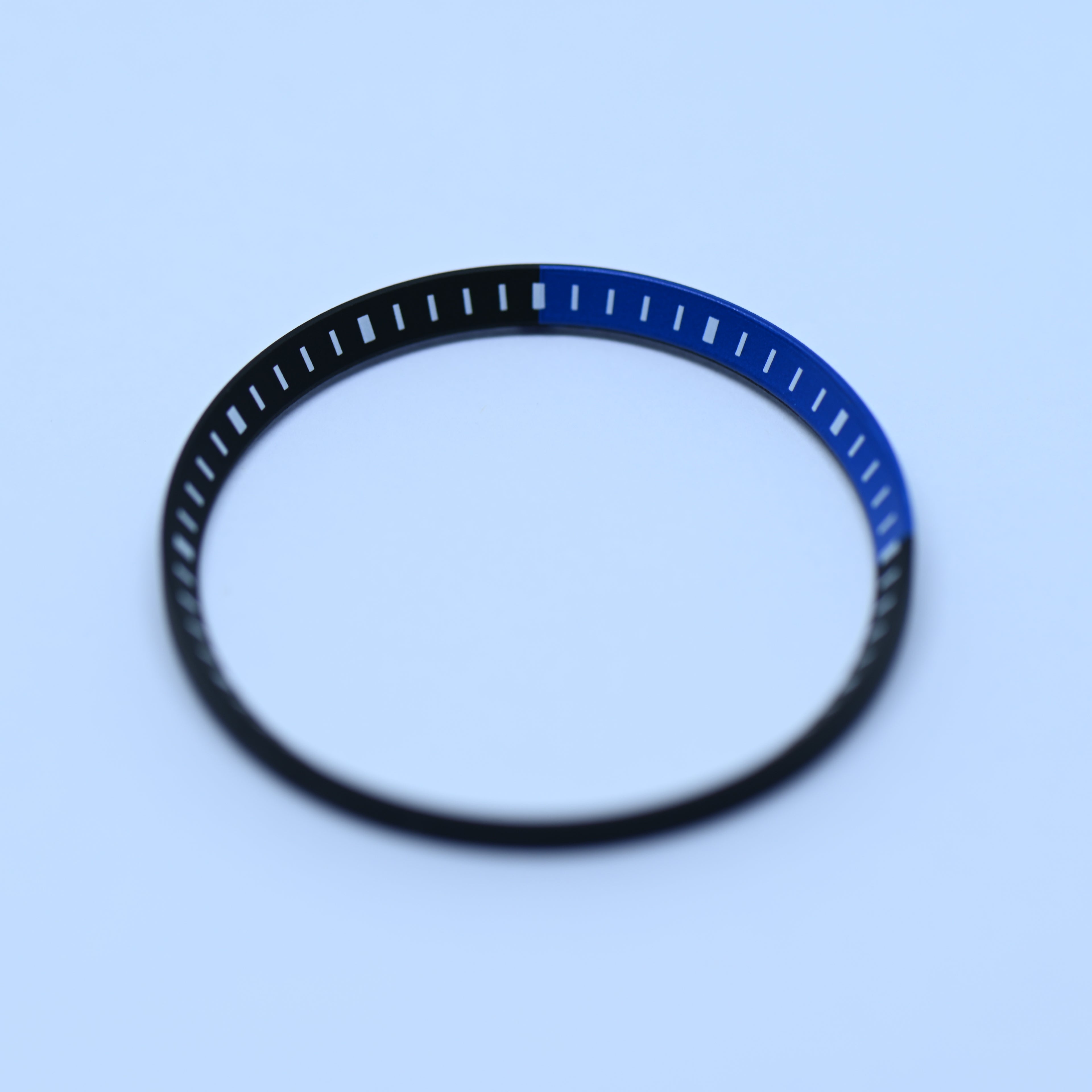 CHR020 Black with Blue Quadrant Chapter Ring for SKX007 / SKX009 / SRPD
