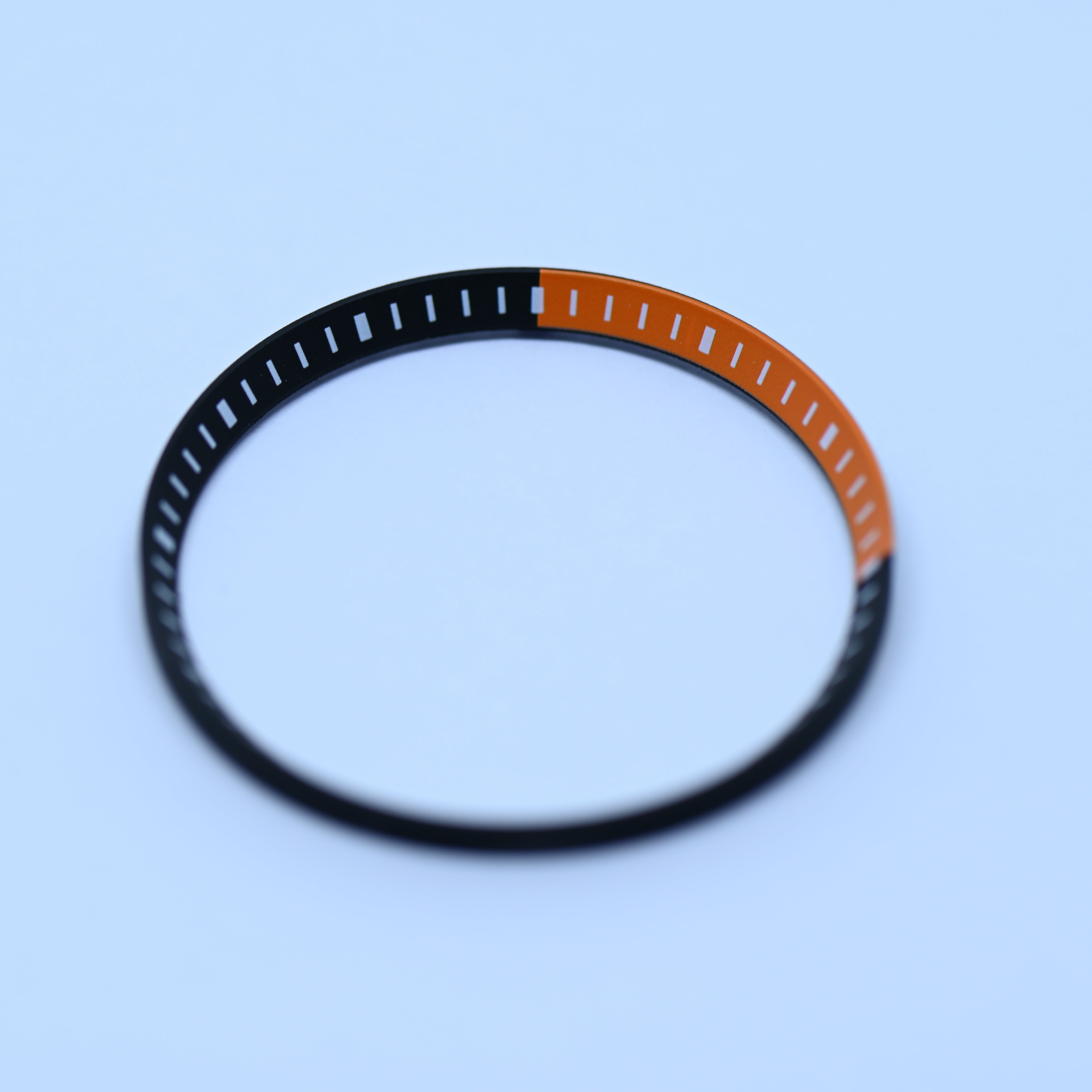 CHR021 Black with Orange Quadrant Chapter Ring for SKX007 / SKX009 / SRPD