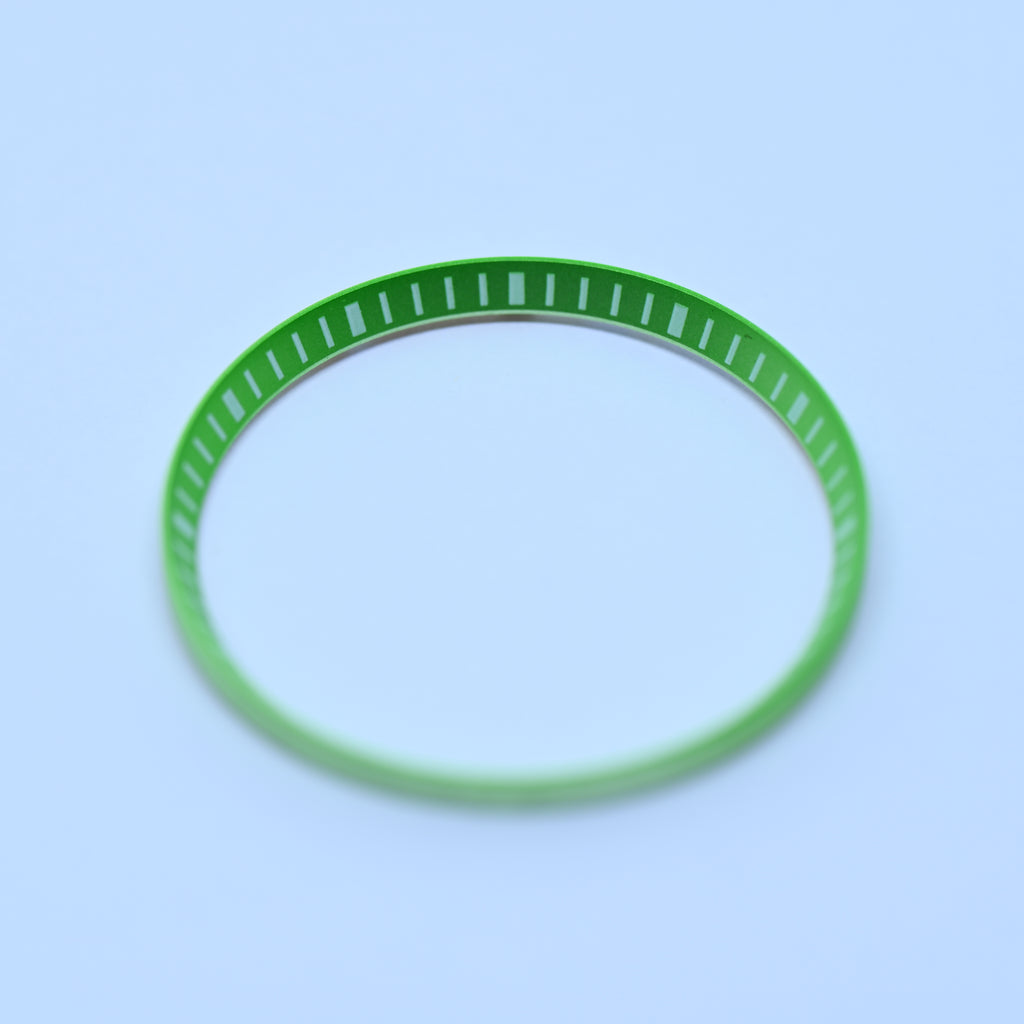 CHR024 Lime Green with White Markers Chapter Ring for SKX007 / SKX009 / SRPD