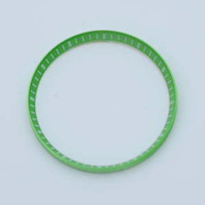 CHR024 Lime Green with White Markers Chapter Ring for SKX007 / SKX009 / SRPD