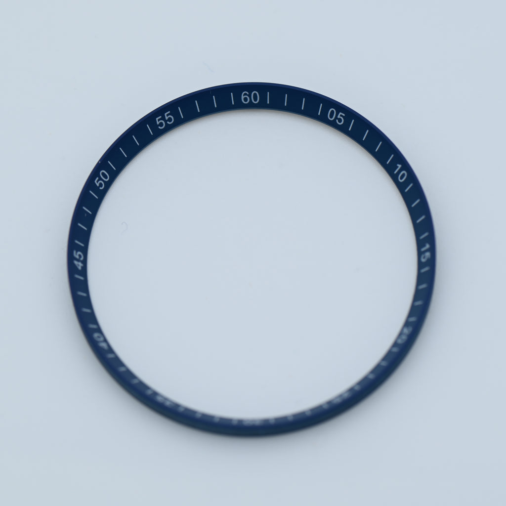 CHR028 Blue with White Numerals Chapter Ring for SKX007 / SKX009 / SRPD