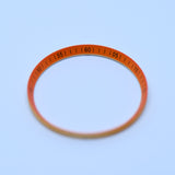 CHR030 Orange with Black Numerals Chapter Ring for SKX007 / SKX009 / SRPD
