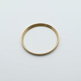 CHR033 Brushed Gold with Engraved Markers Chapter Ring for SKX007 / SKX009 / SRPD