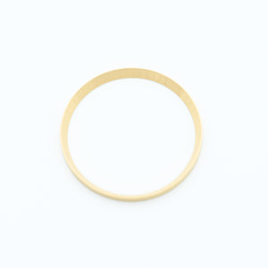 CHR033 Brushed Gold with Engraved Markers Chapter Ring for SKX007 / SKX009 / SRPD