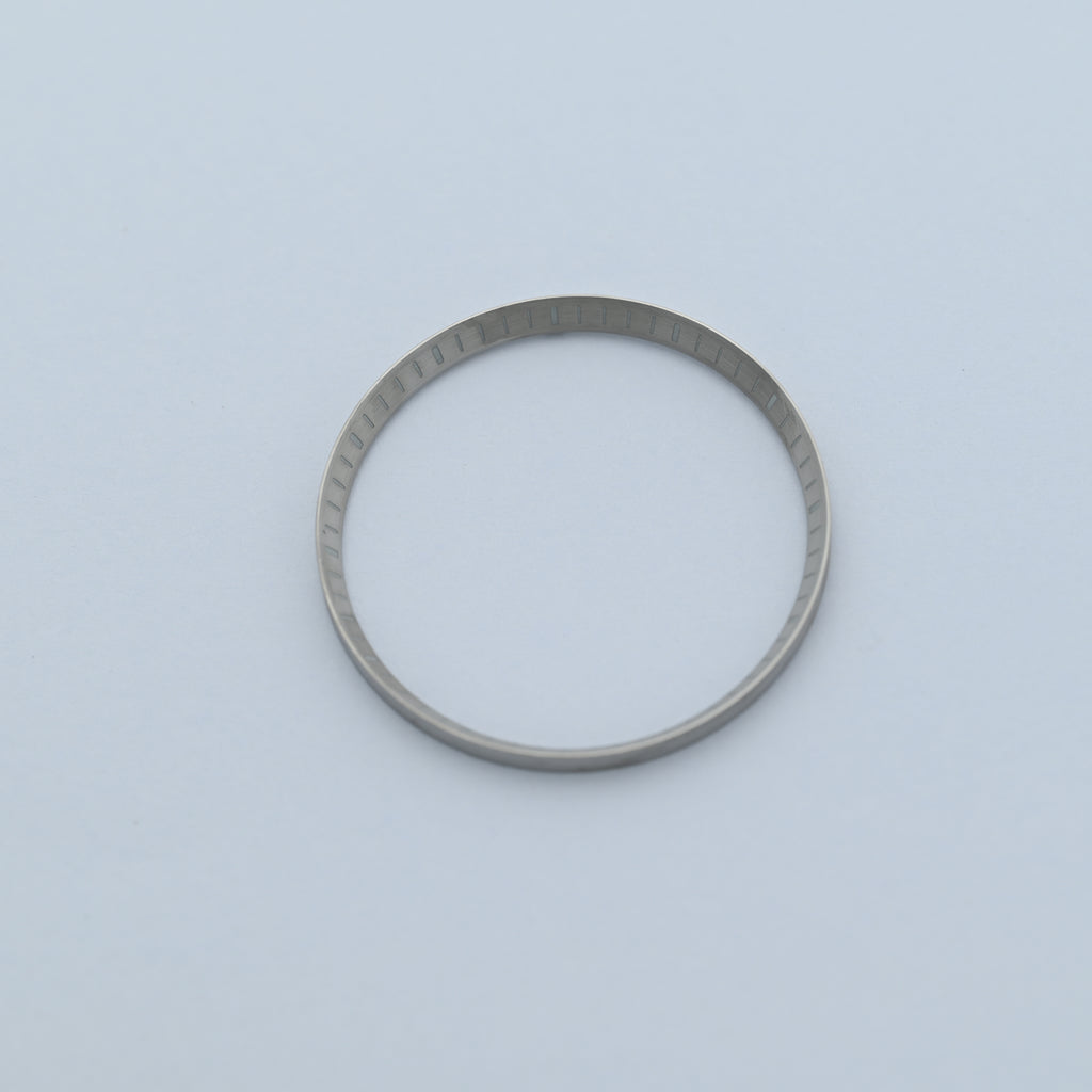CHR037 Lumed Silver Chapter Ring with Engraved Markers for SKX007 / SKX009 / SRPD