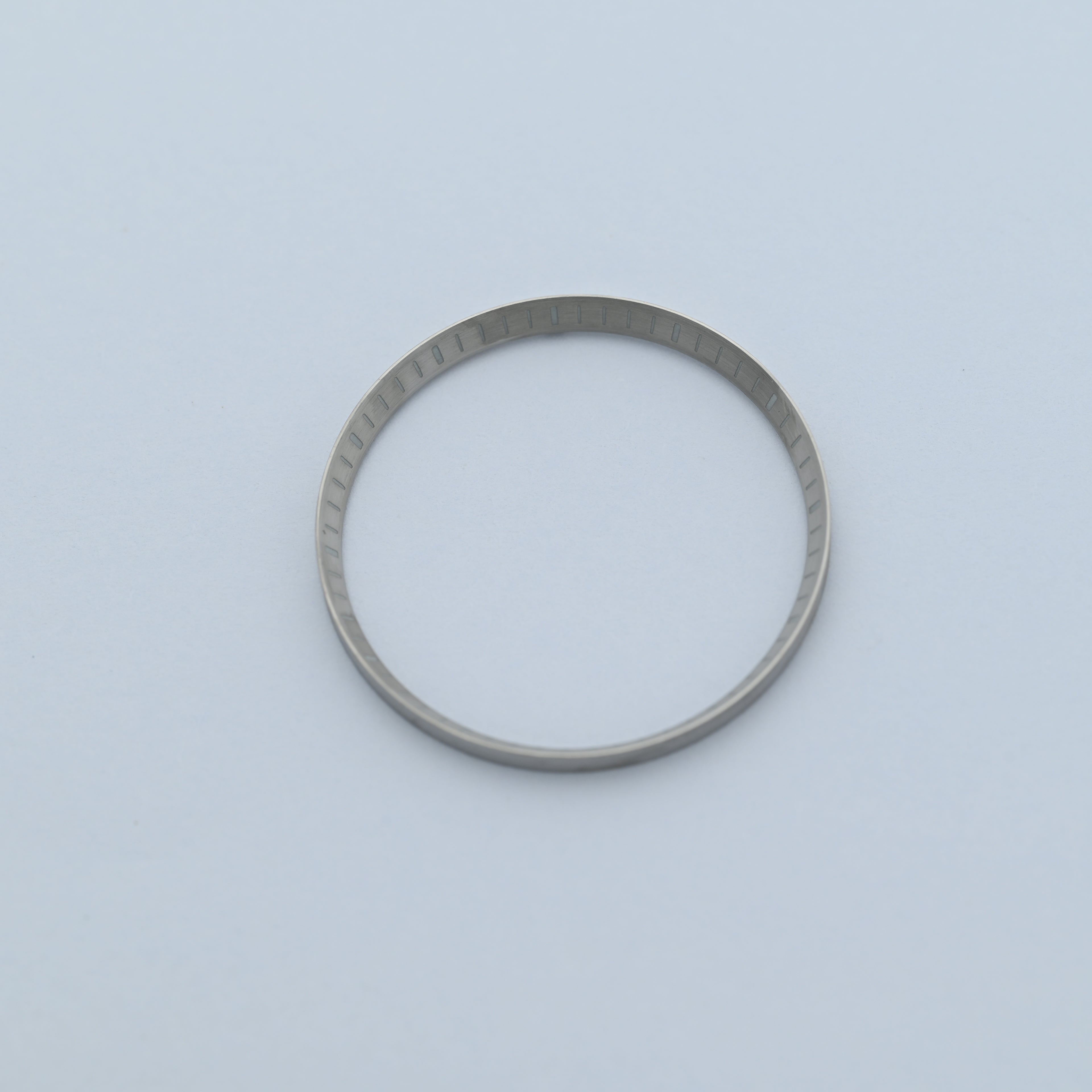 CHR037 Lumed Silver Chapter Ring with Engraved Markers for SKX007 / SKX009 / SRPD